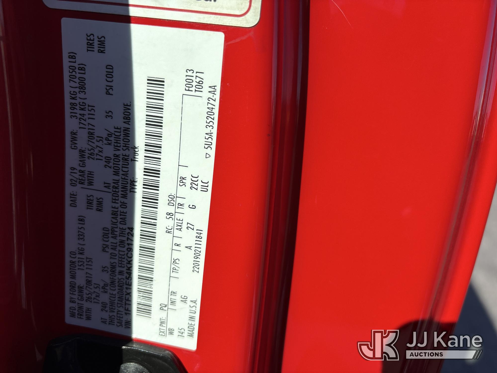 2019 Ford F150 4X4