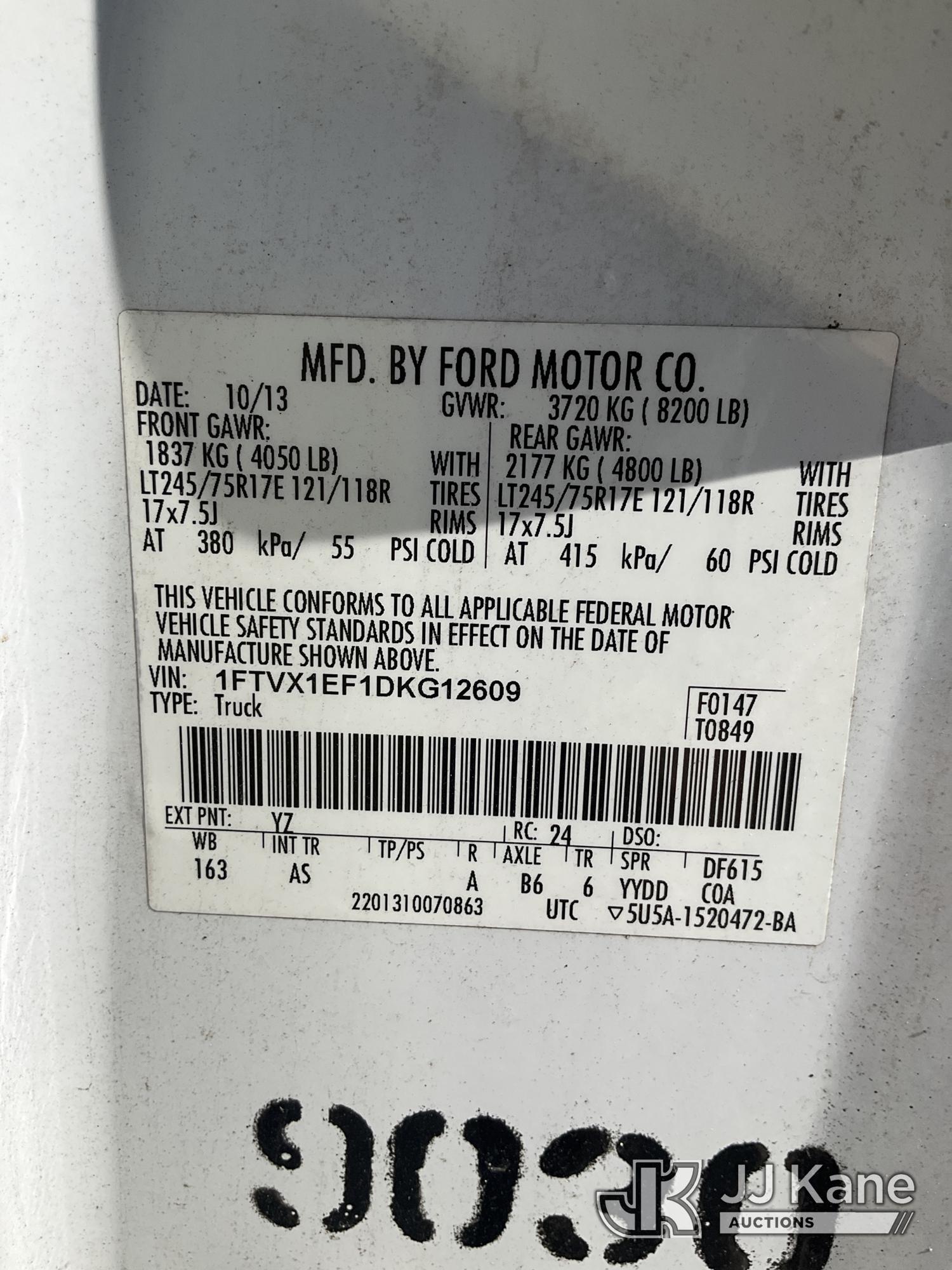 2013 Ford F150 4X4
