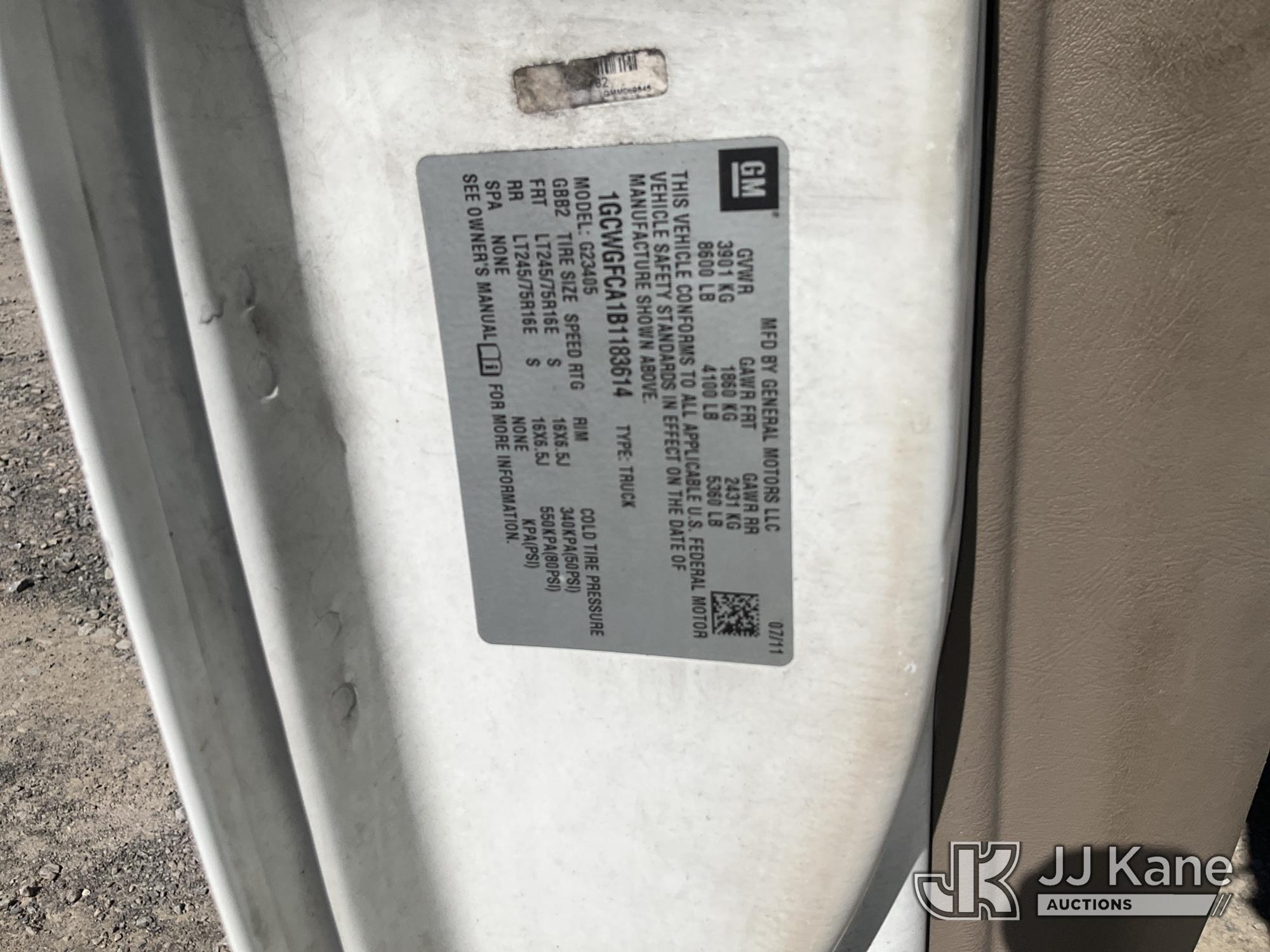 2011 Chevrolet Express G2500