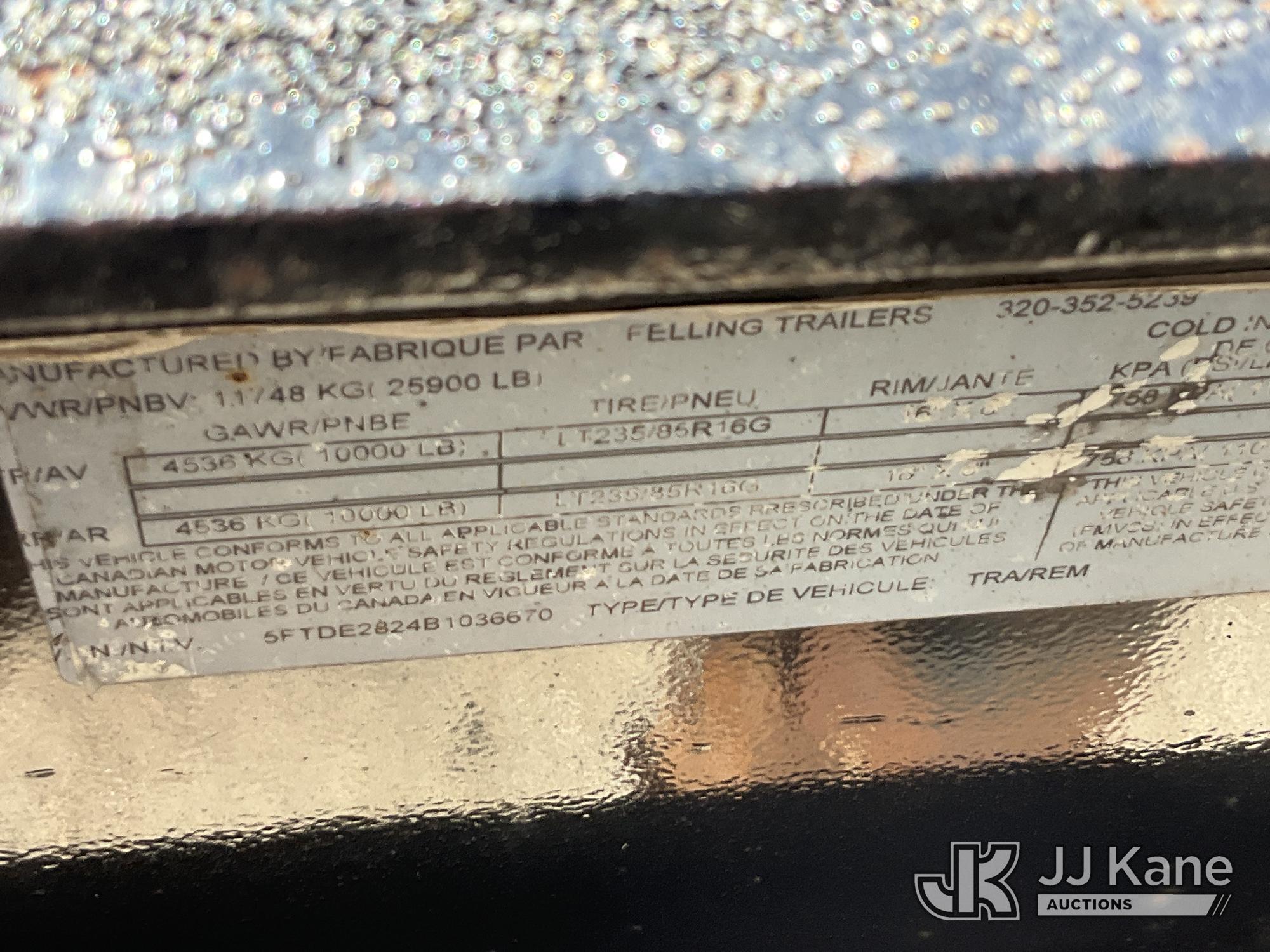 2011 Felling Trailers, Inc. FT-20