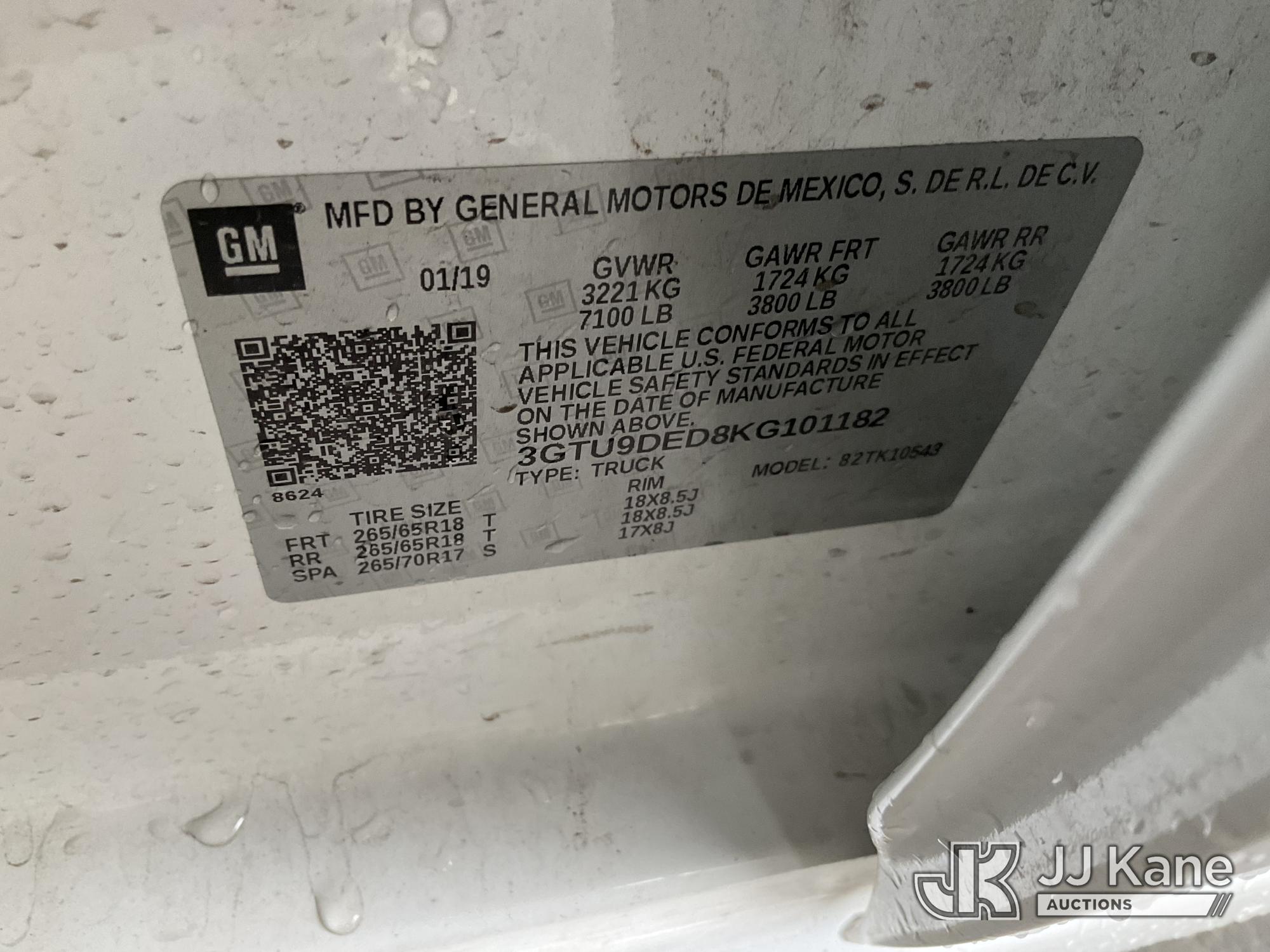 2019 GMC SIERRA 1500