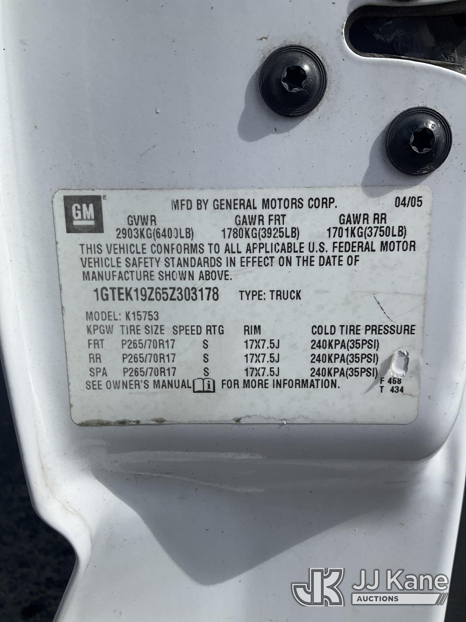 2005 GMC Sierra 1500 4x4