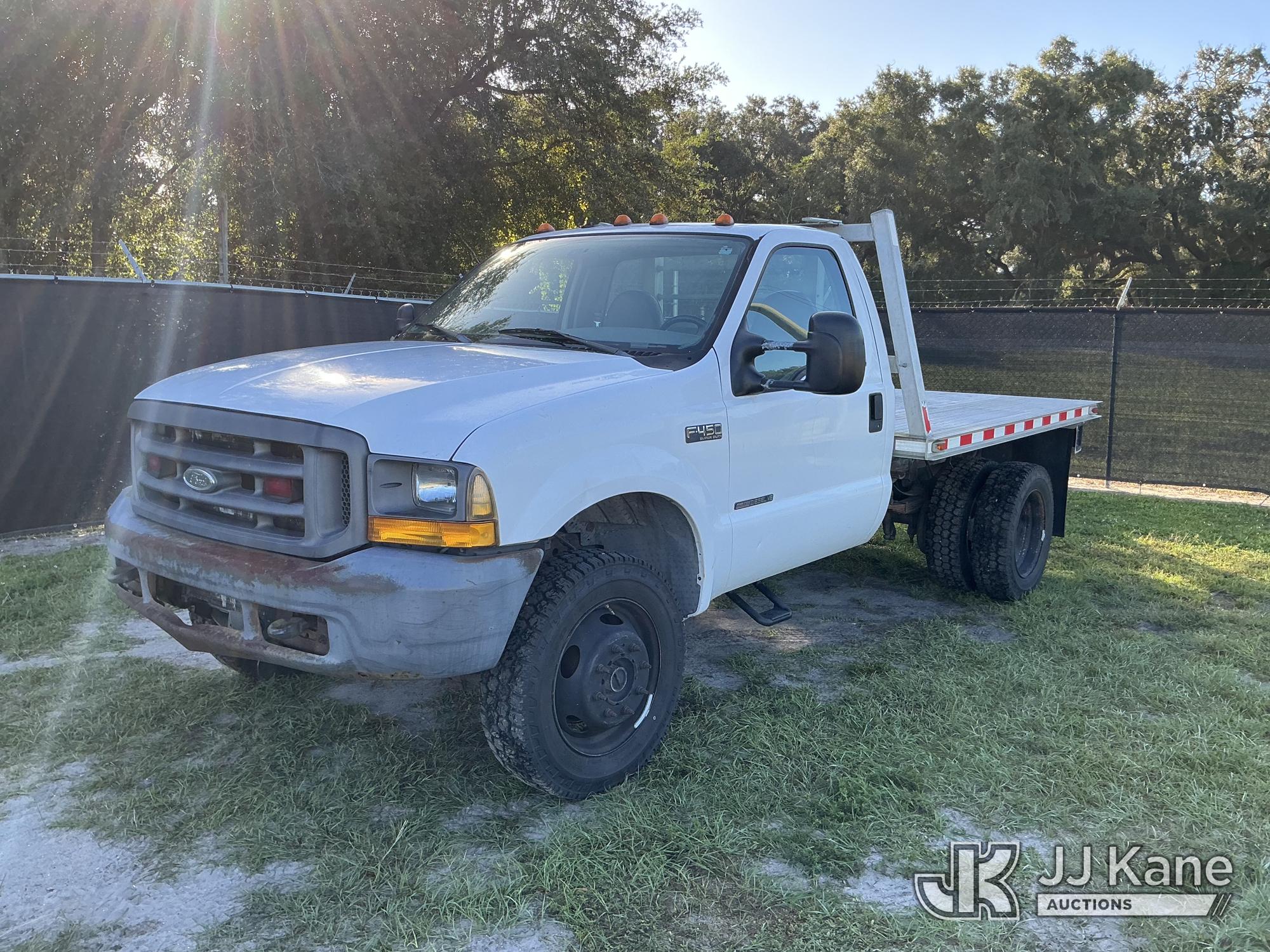 1999 Ford F450 Flatbed Truck (1645580)