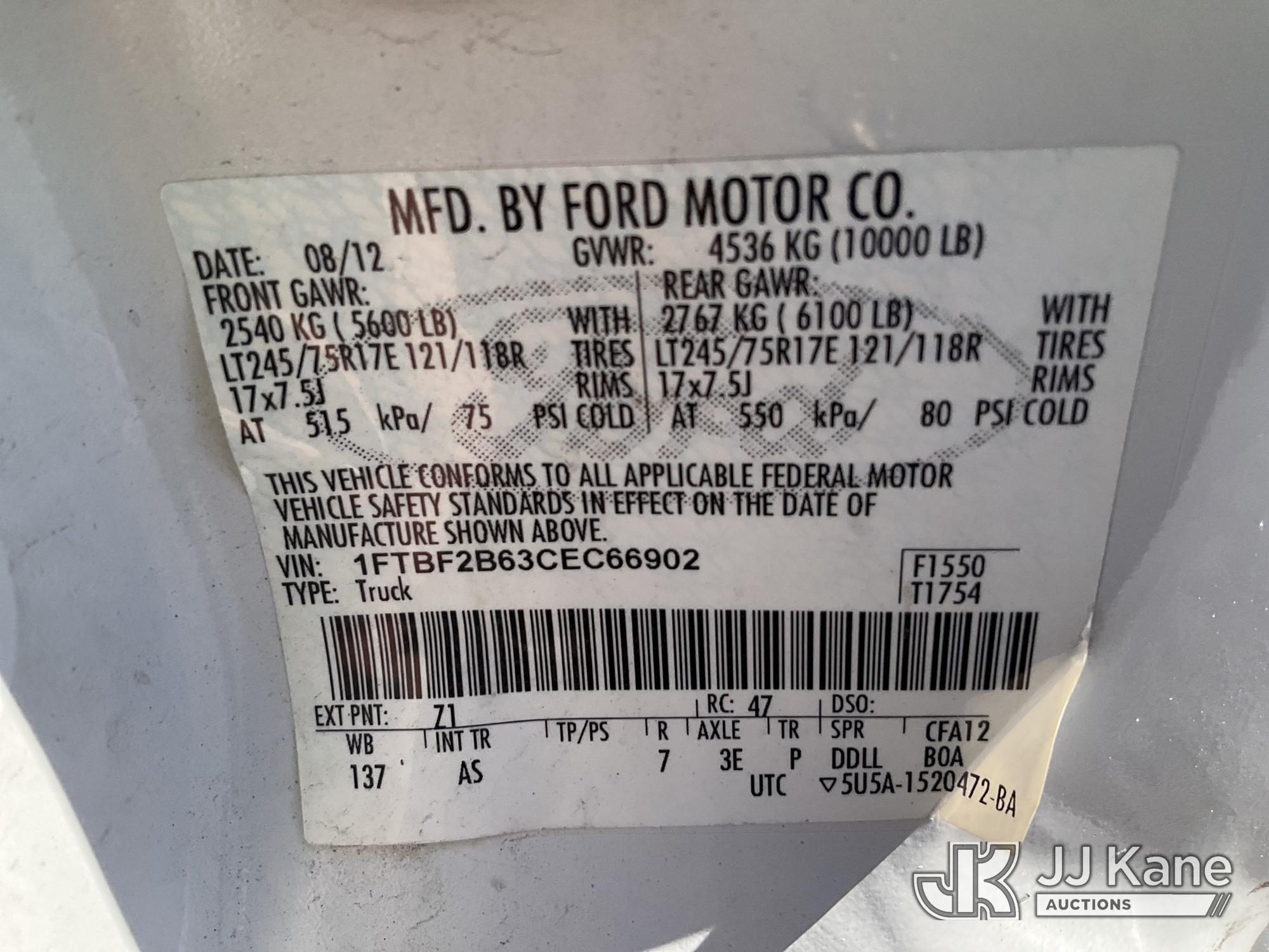2012 Ford F250 4X4