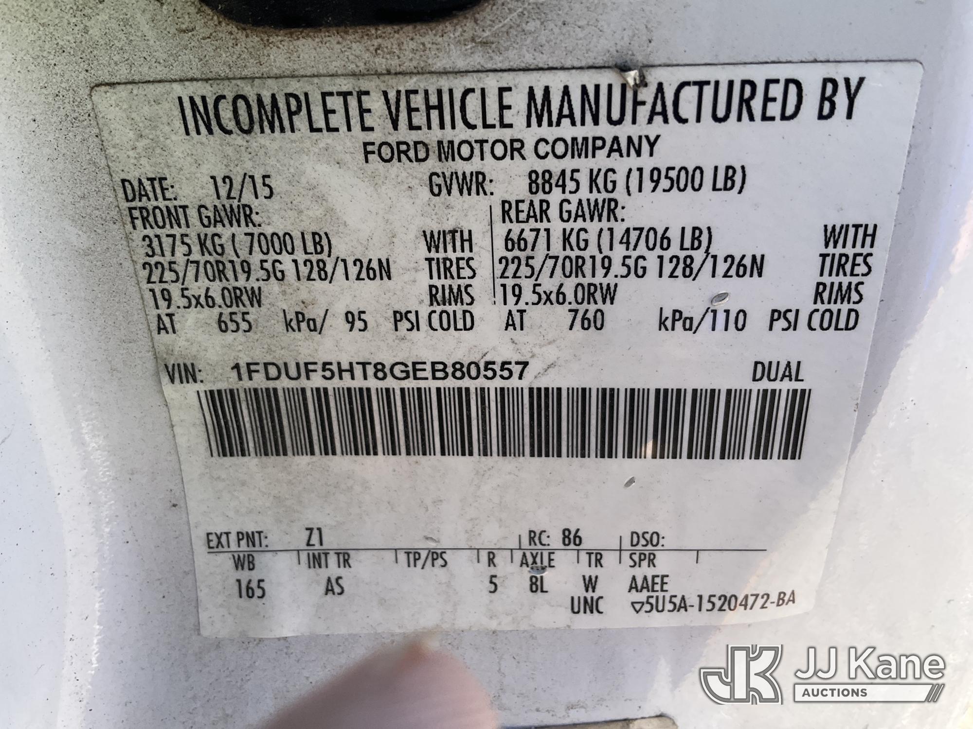 2016 Ford F550 4X4