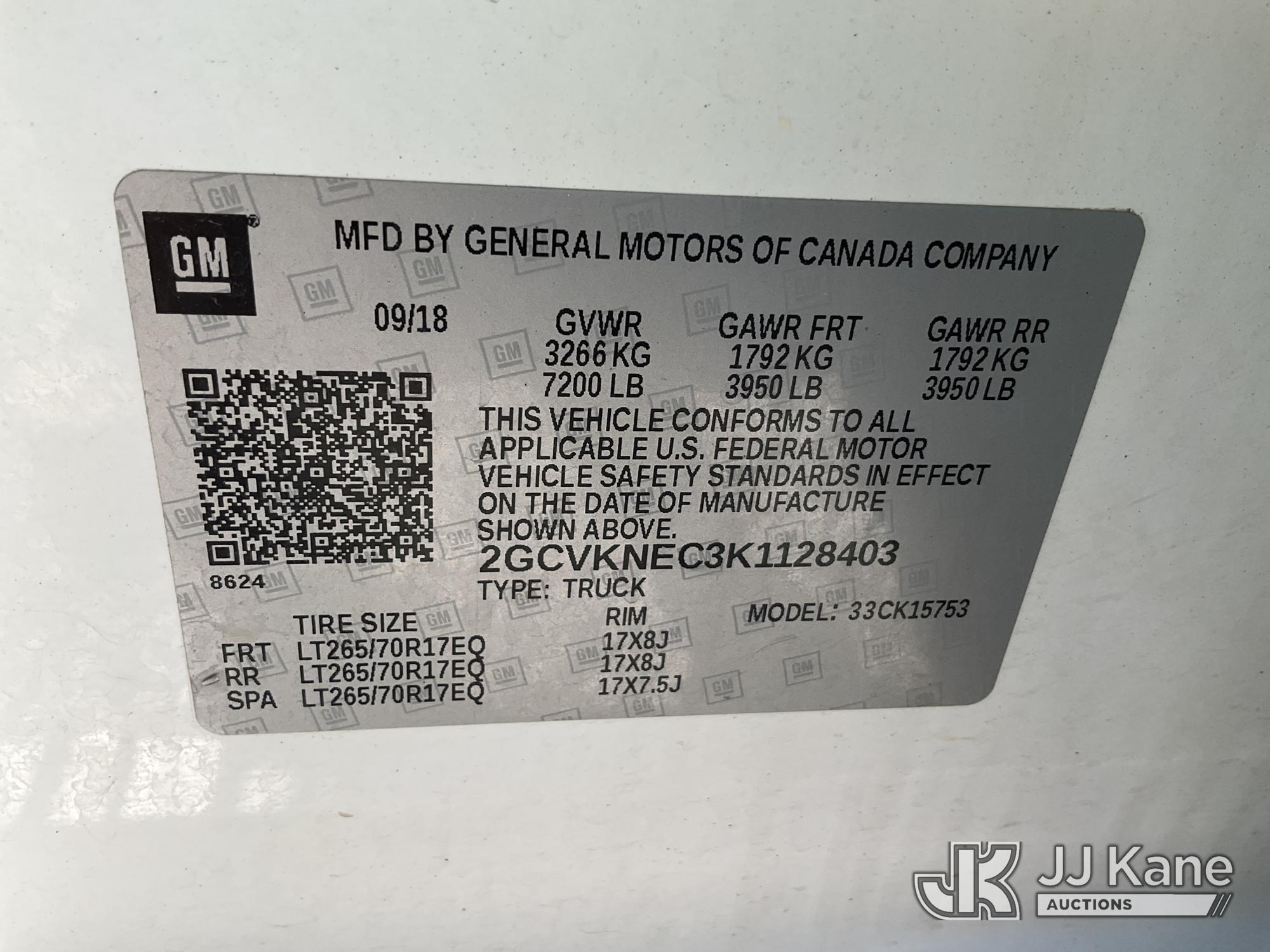 2019 Chevrolet SILVERADO 1500 4X4