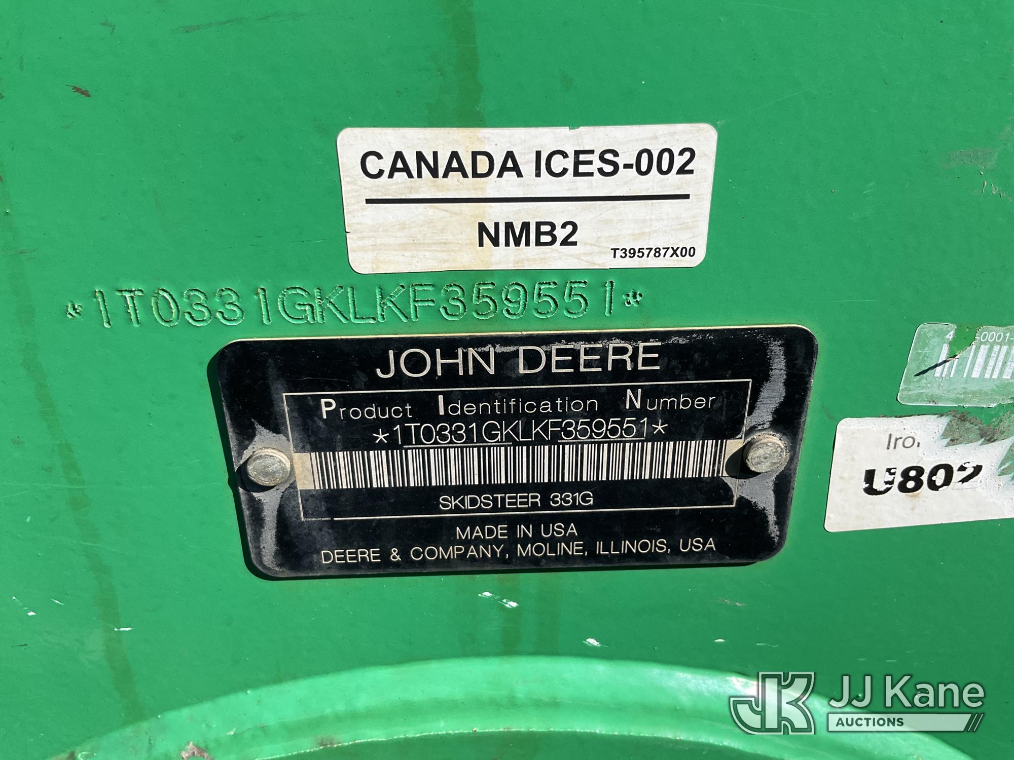 2019 John Deere 331G