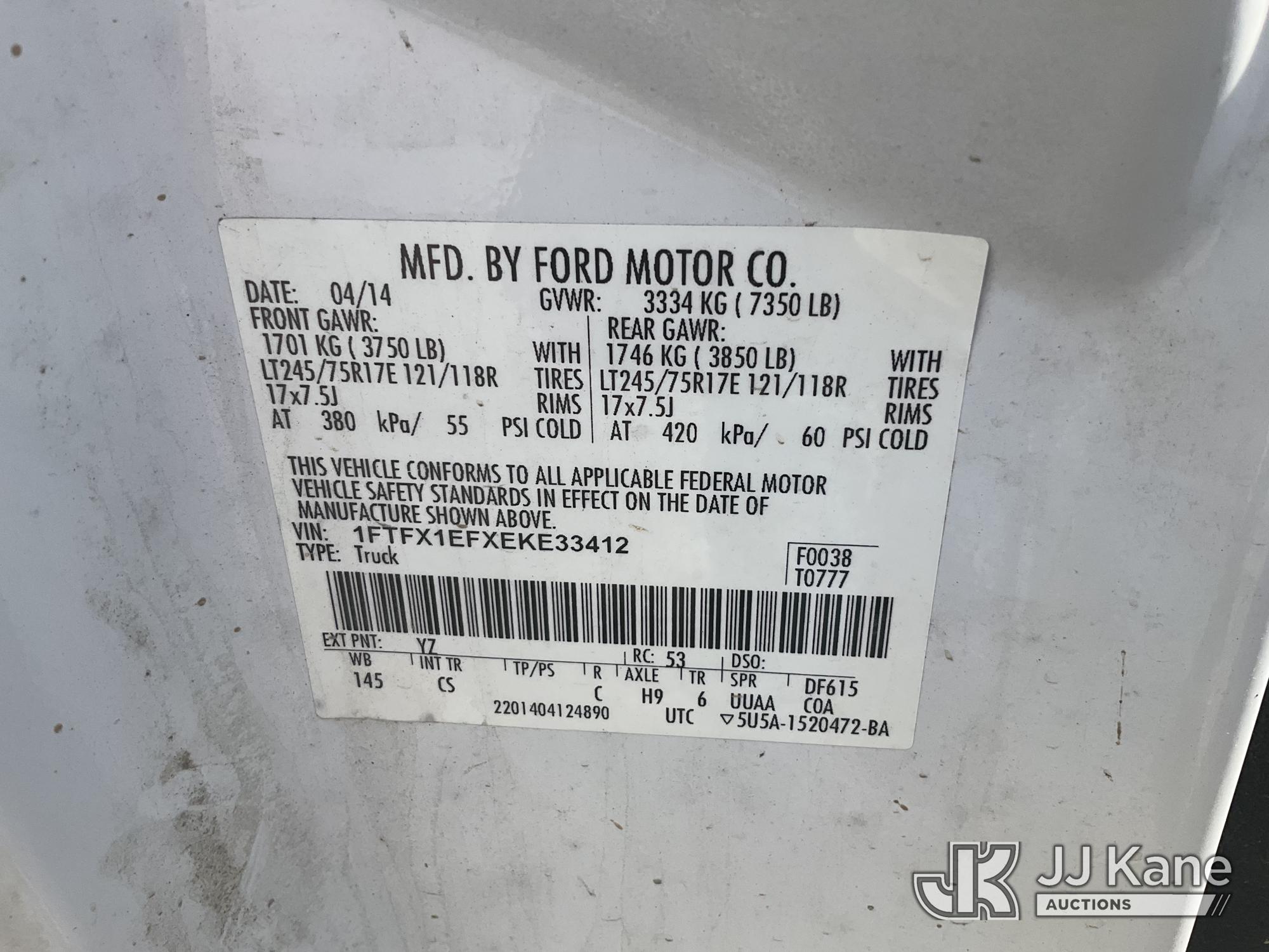 2014 Ford F150 4X4