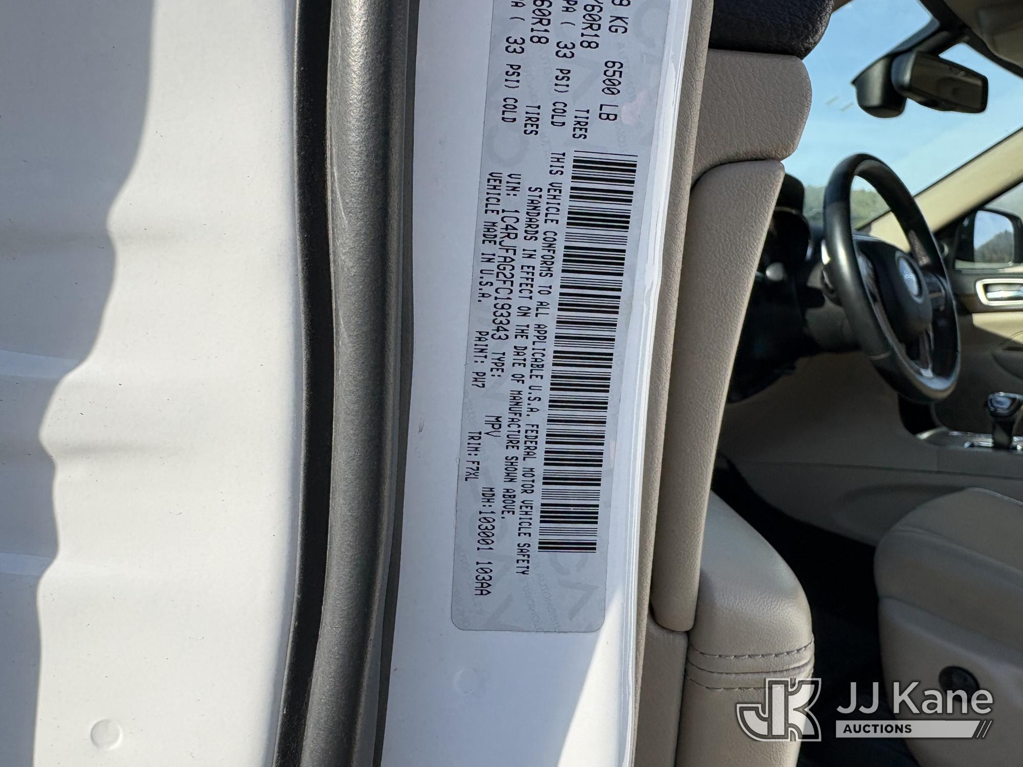 2015 Jeep GRAND CHEROKEE 4X4