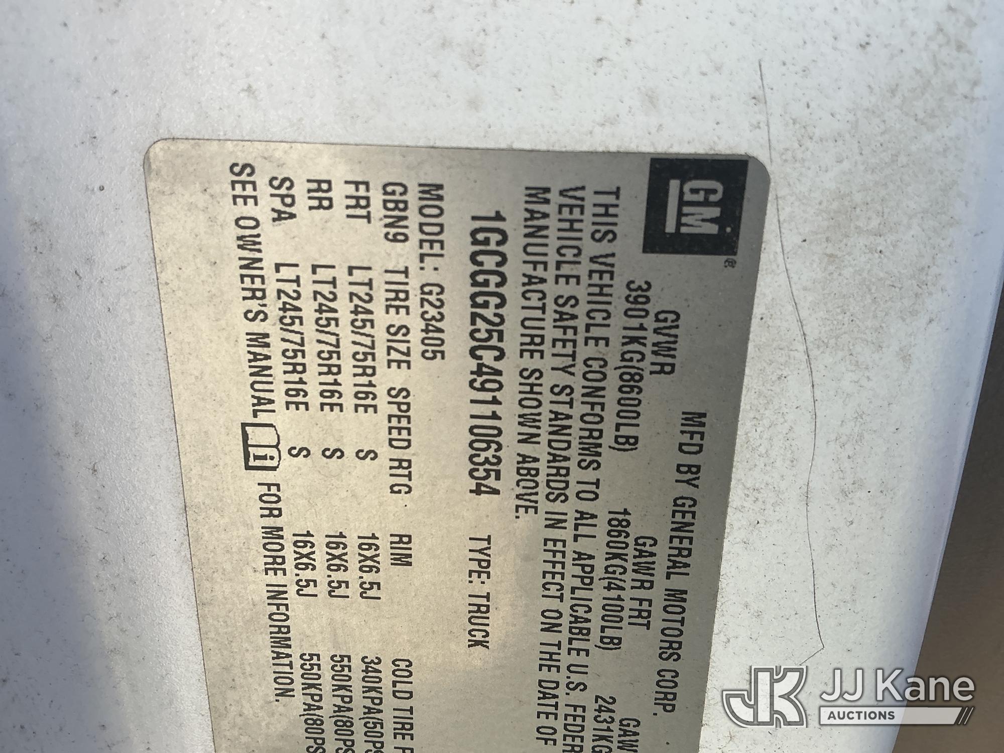 2009 Chevrolet EXPRESS G2500