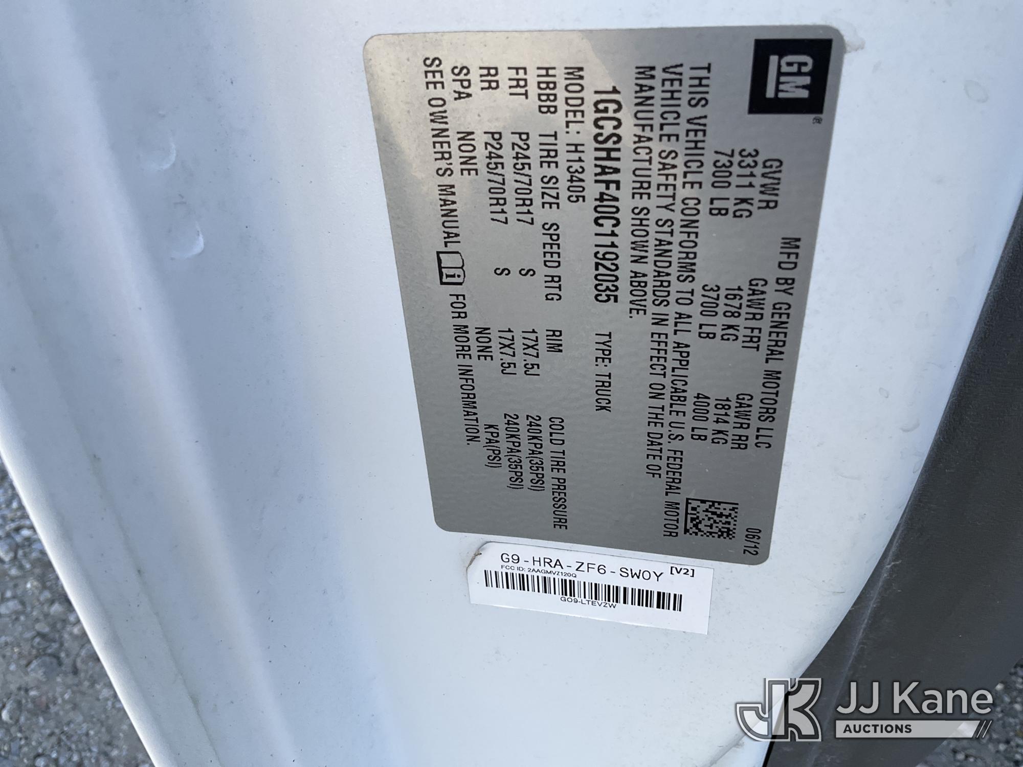 2012 Chevrolet Express G1500 AWD