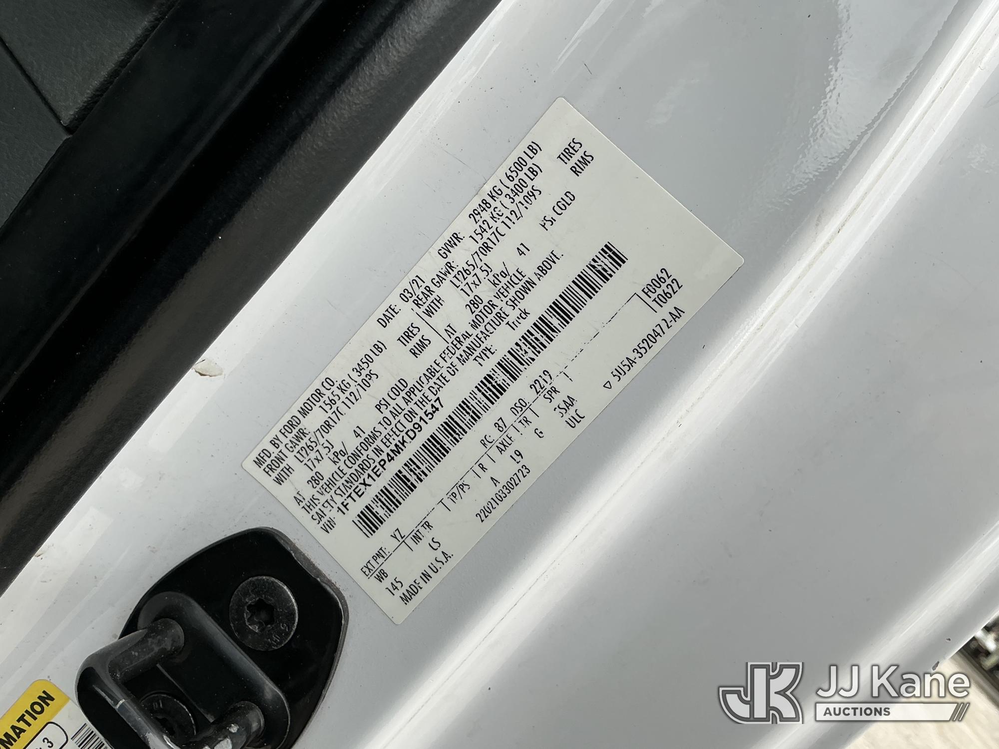 2021 Ford F150 4X4