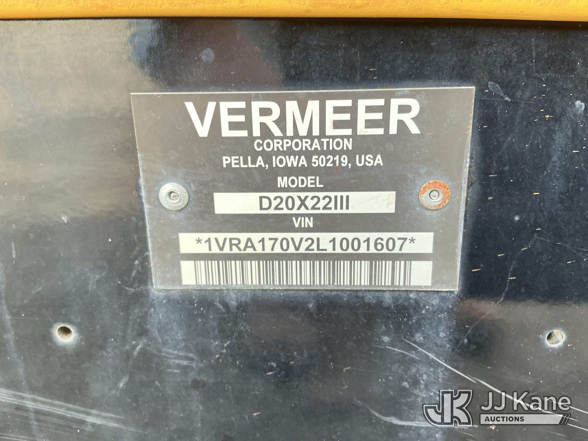 2020 Vermeer D20X22III