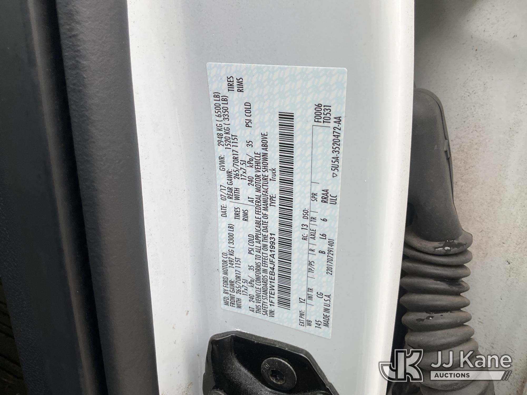 2018 Ford F150 4WD