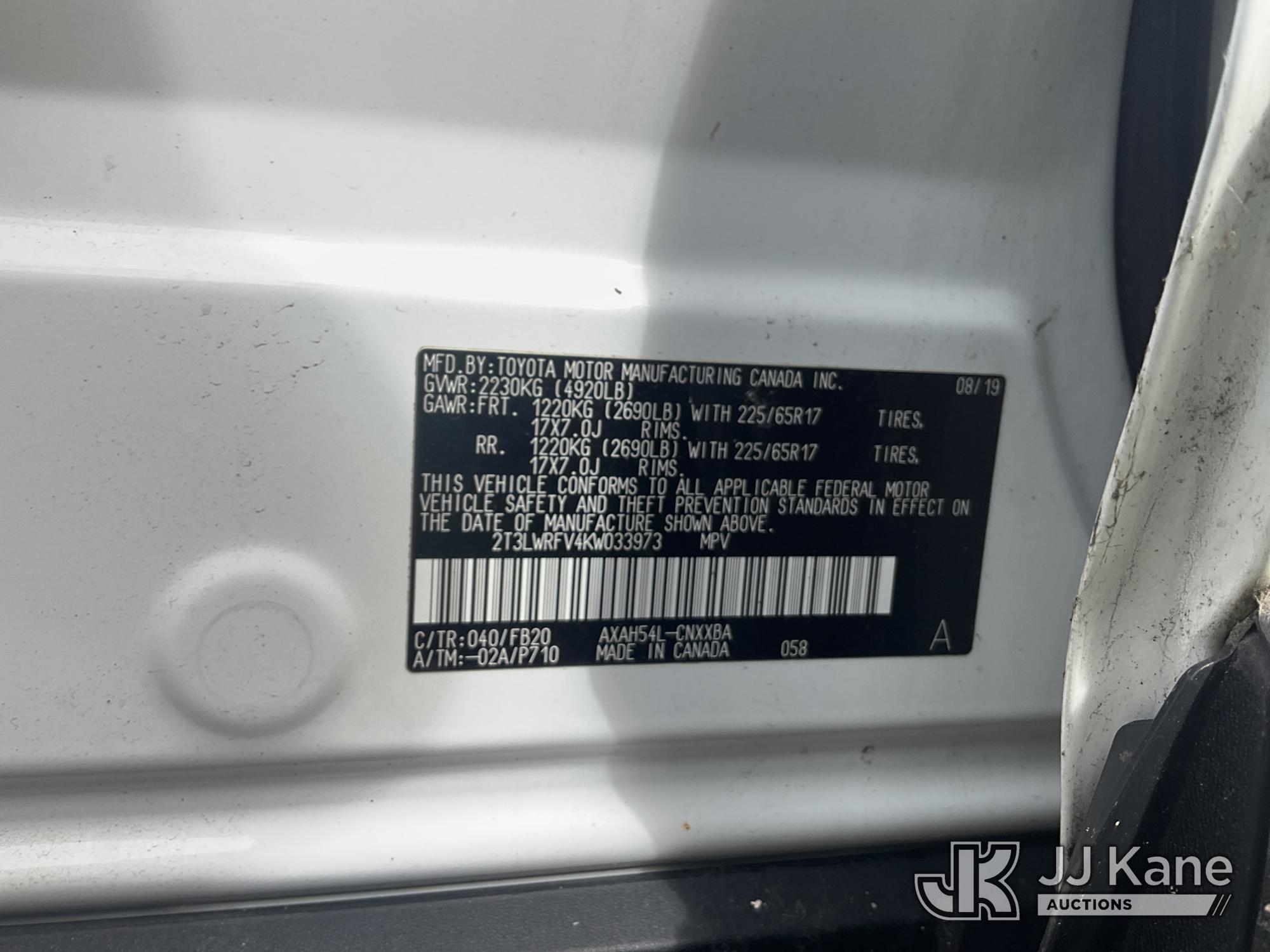 2019 Toyota RAV4 AWD HYBRID