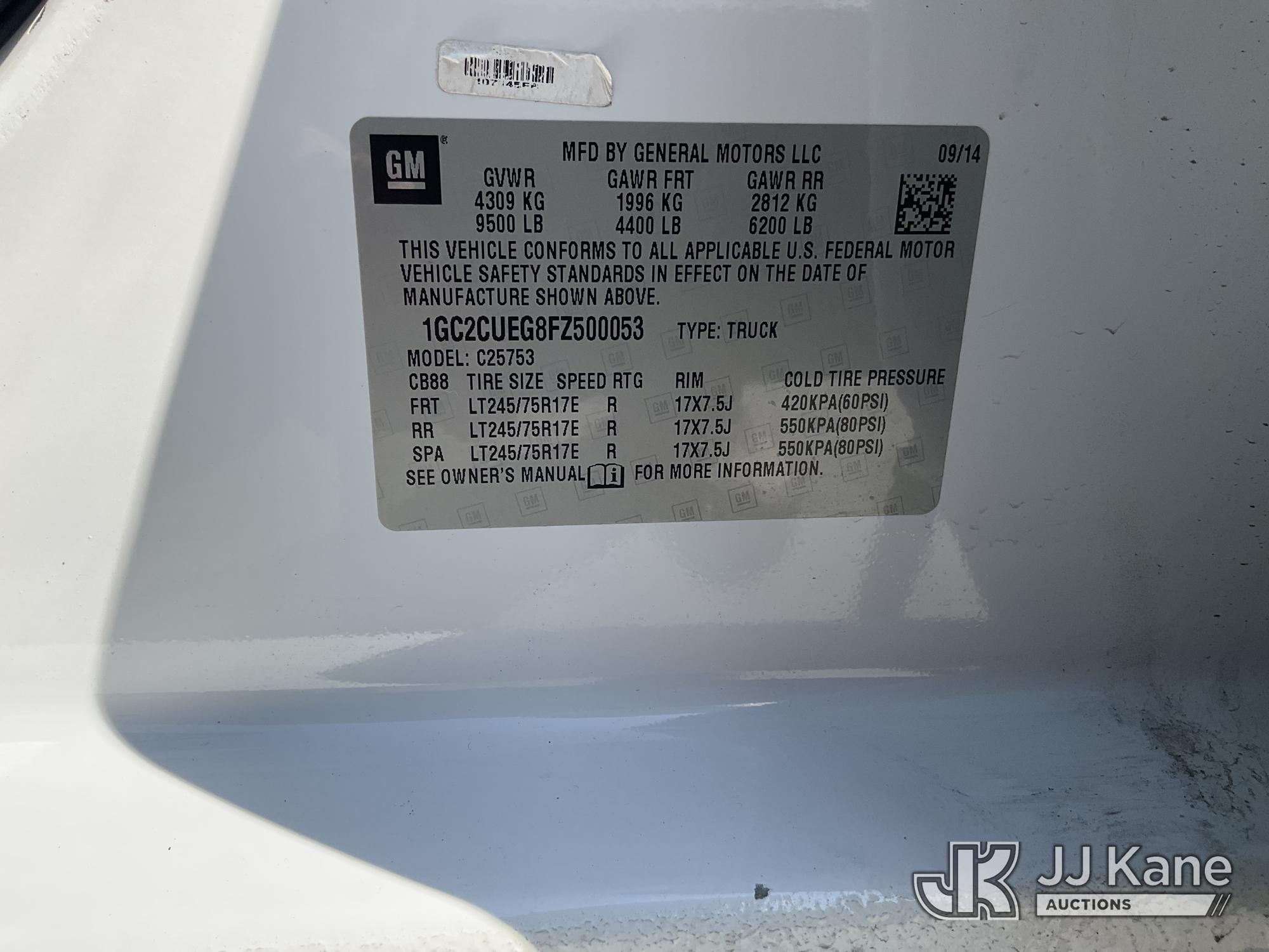 2015 Chevrolet SILVERADO 2500HD