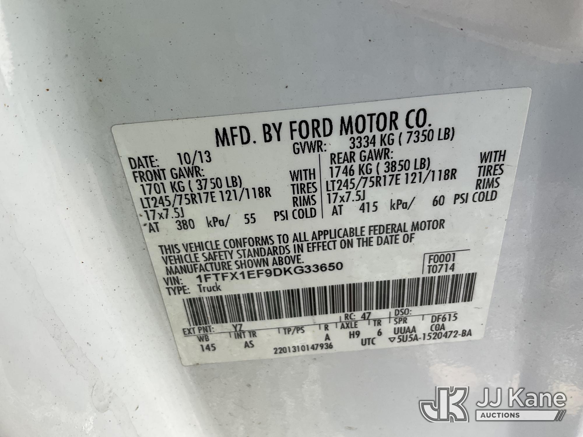 2013 Ford F150 4X4