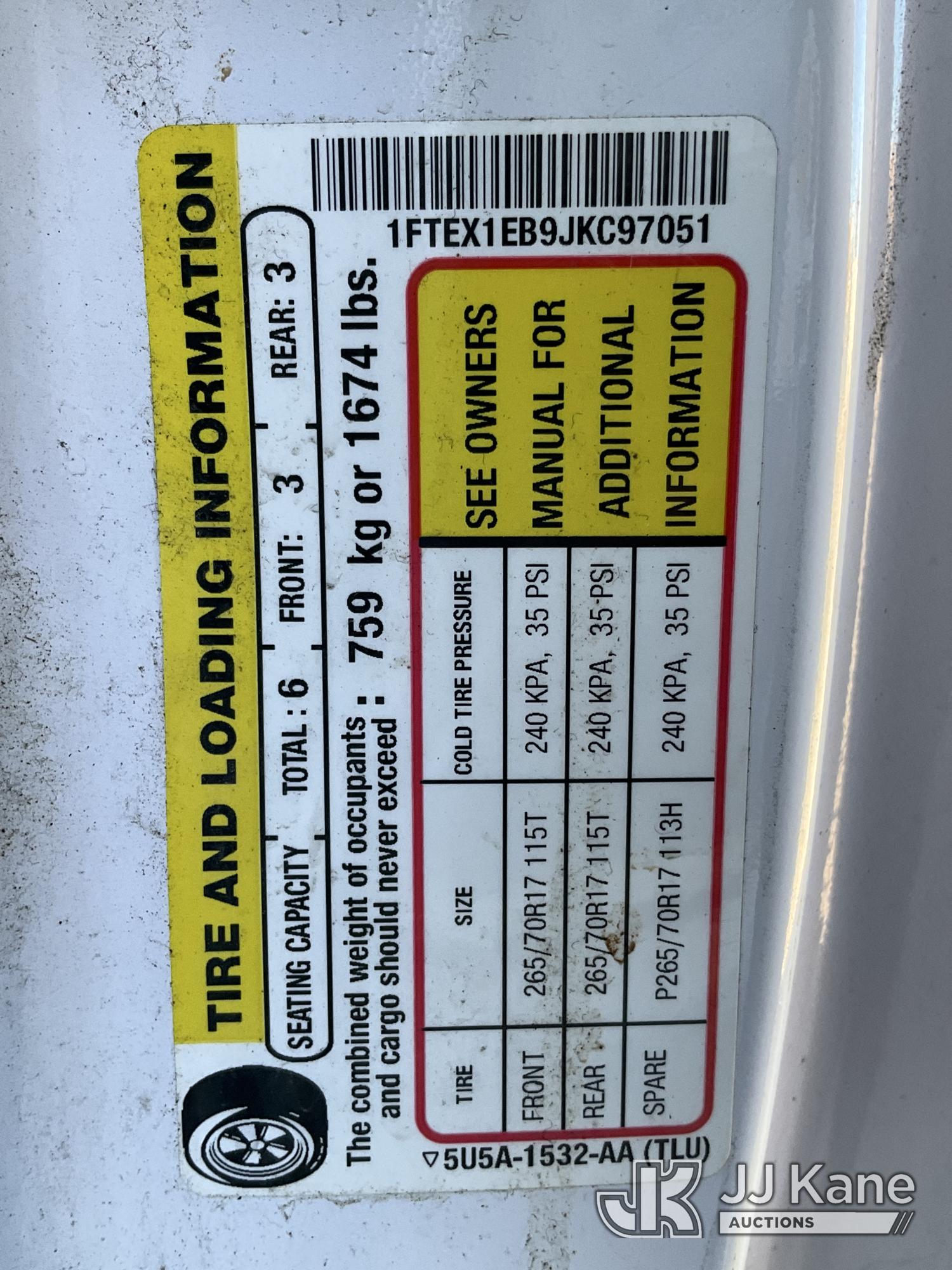 2018 Ford F150 4X4