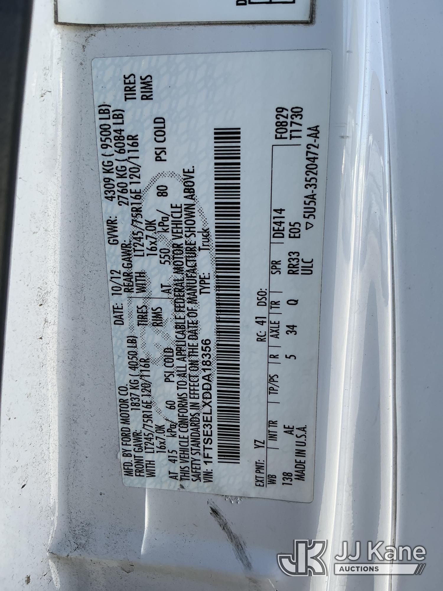 2013 Ford E350