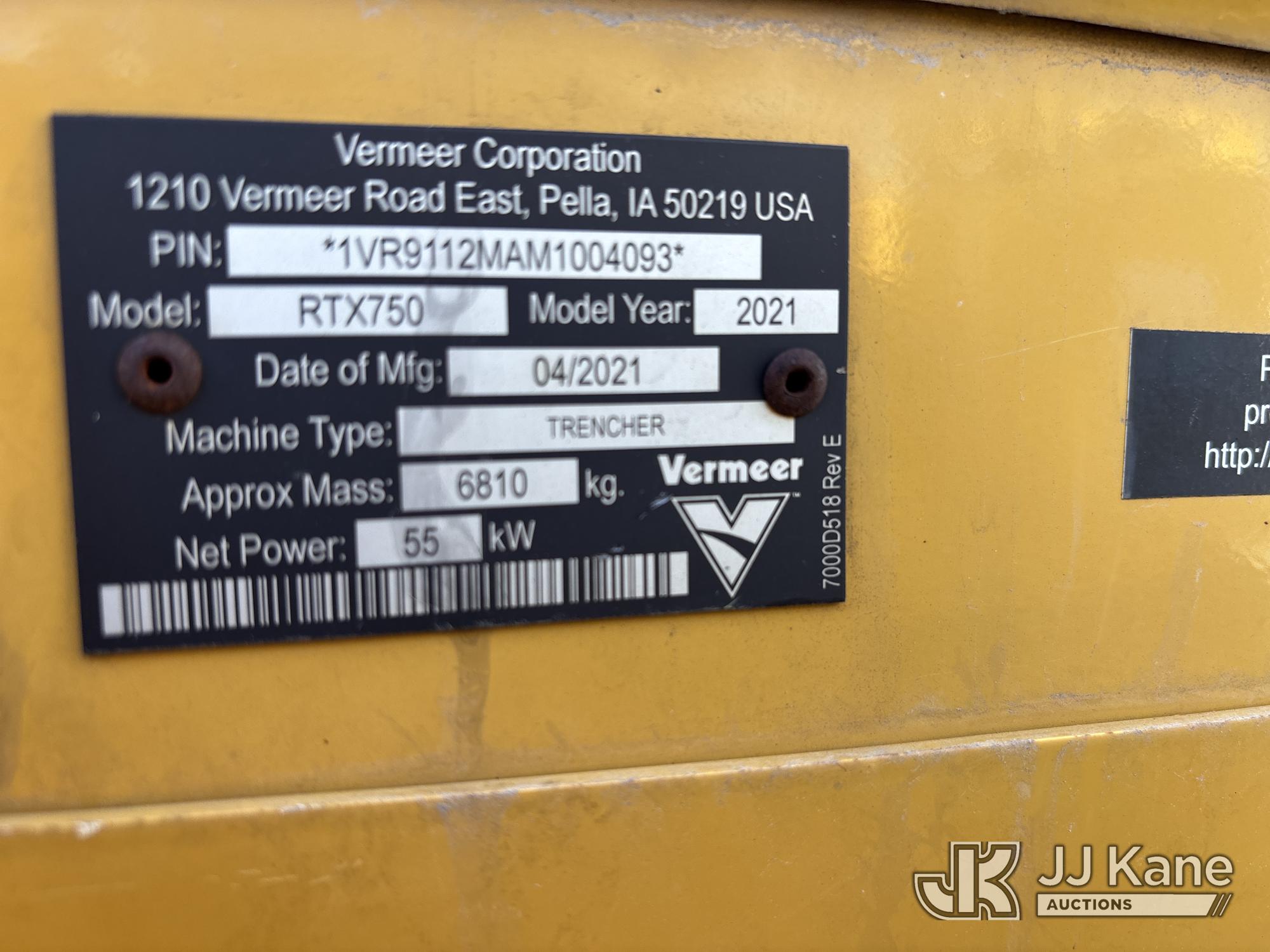 2021 Vermeer RTX750