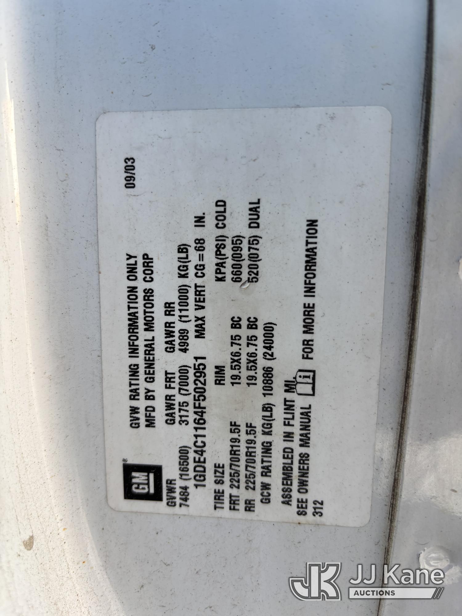 2004 GMC C4500