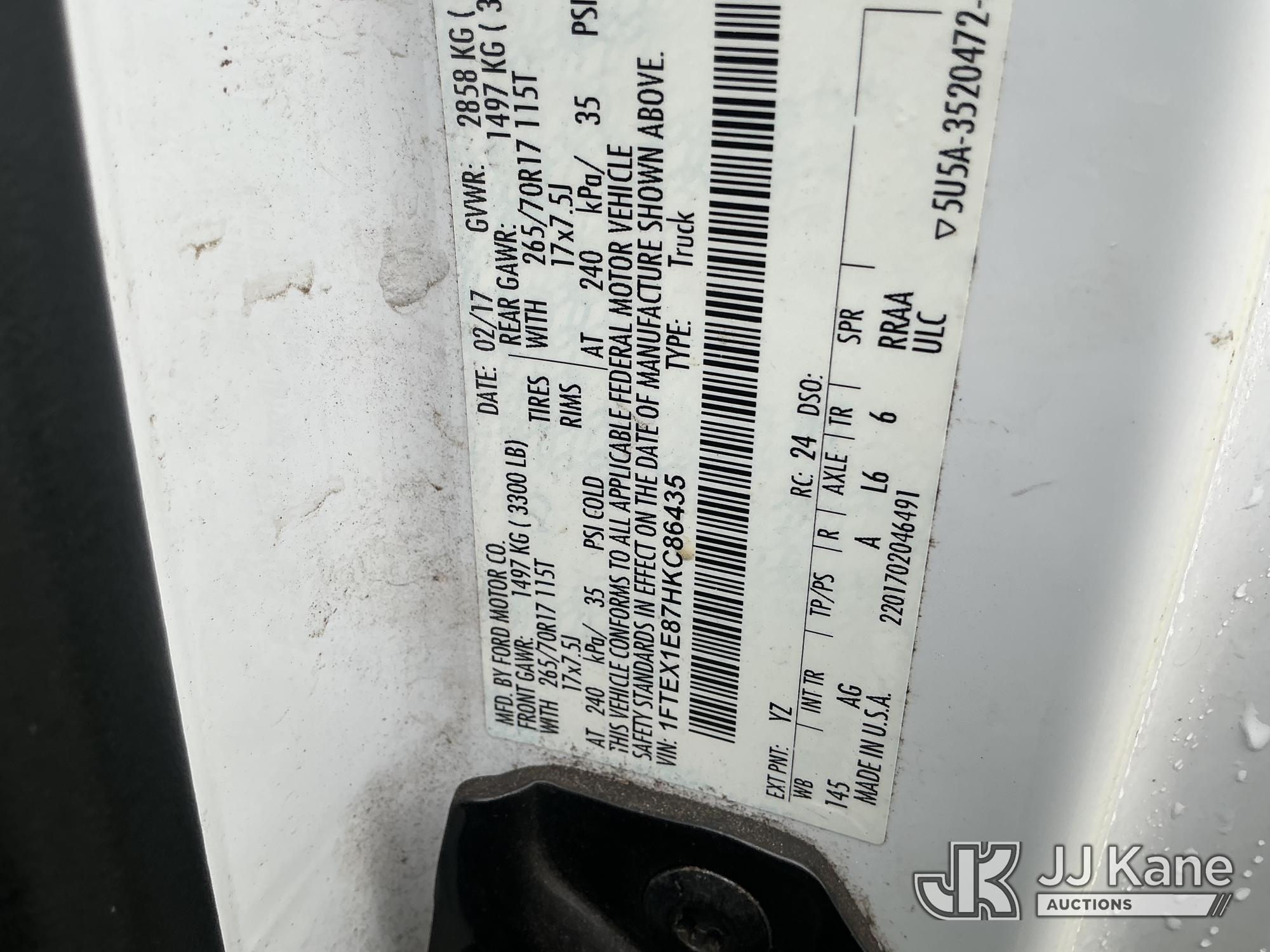 2017 Ford F150 4X4