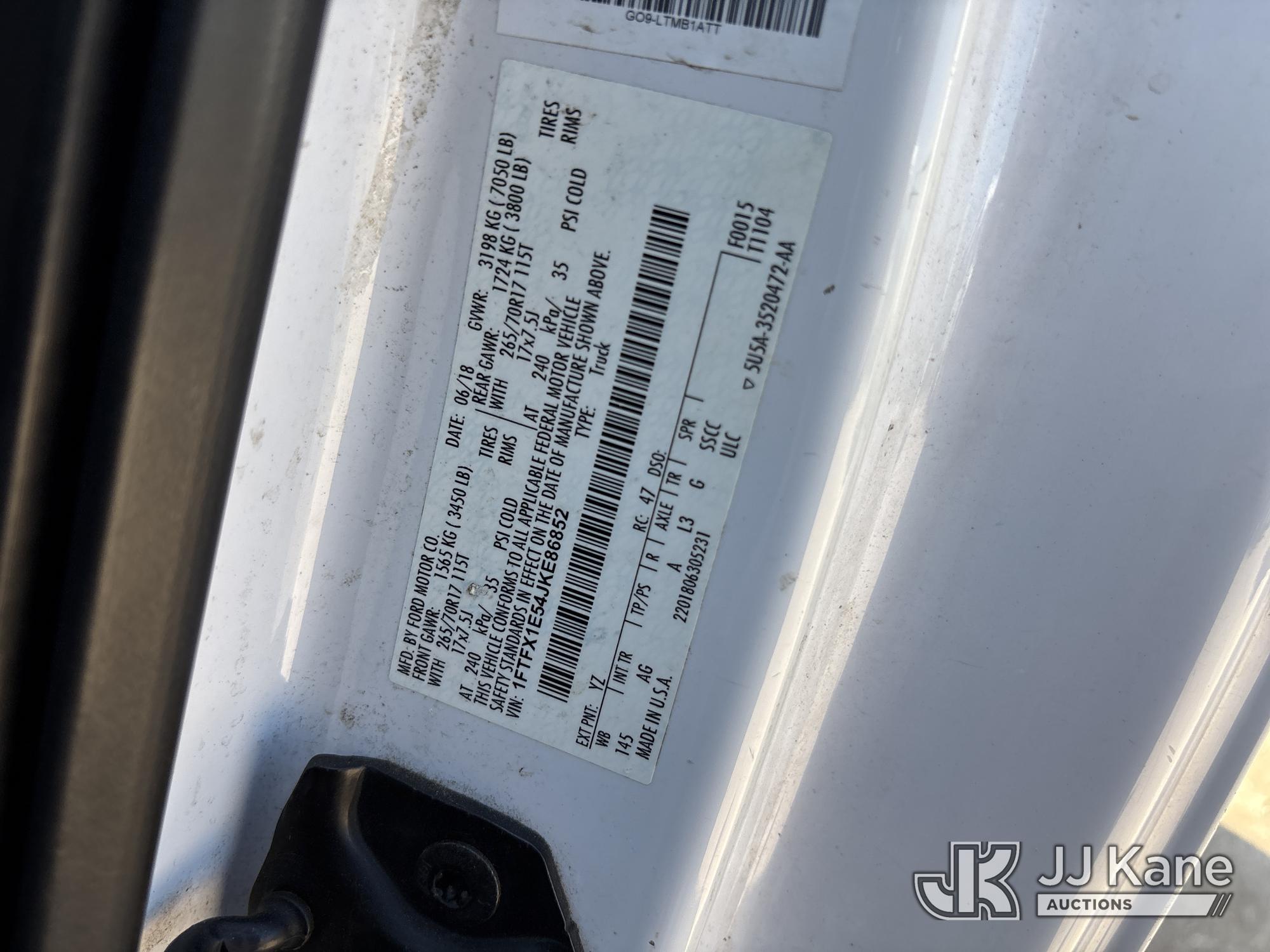 2018 Ford F150 4X4