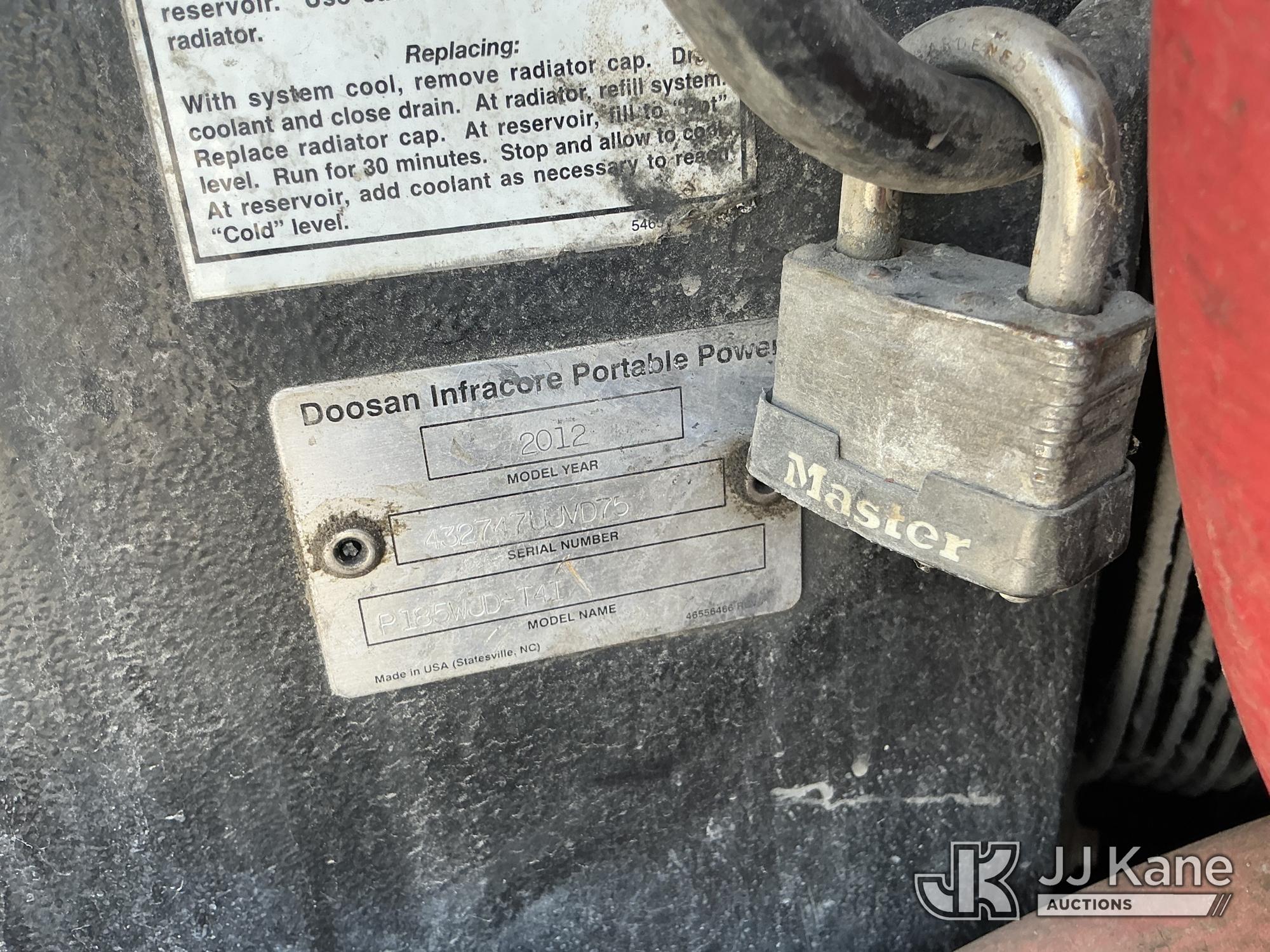 2012 Doosan Portable Power P185WJD-T4I