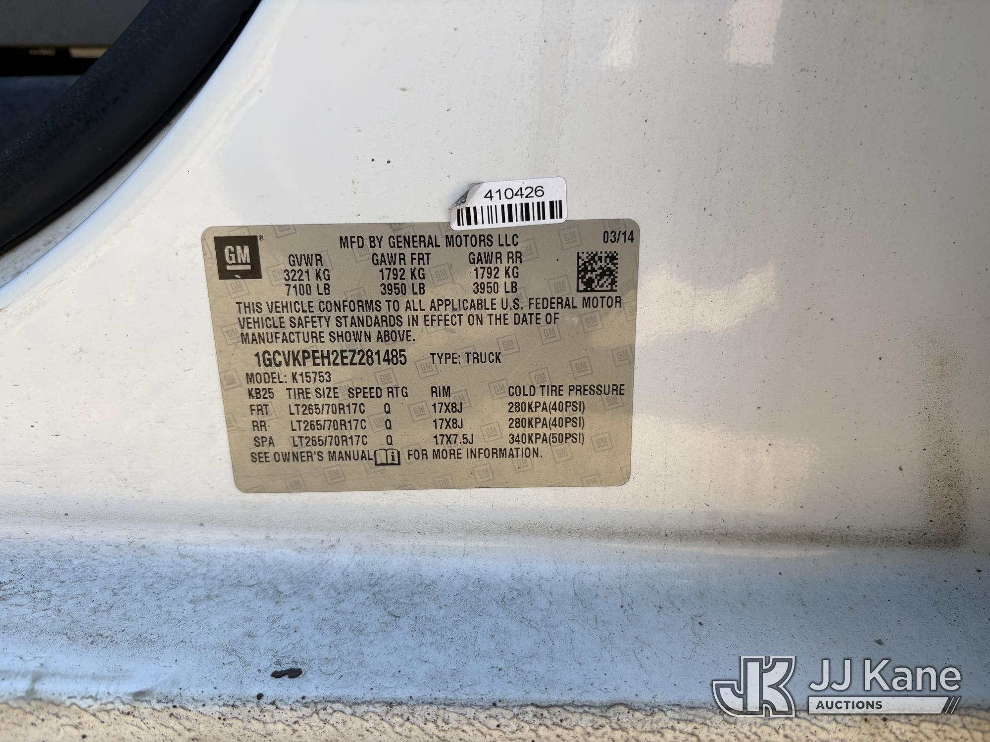 2014 Chevrolet Silverado 1500 4x4
