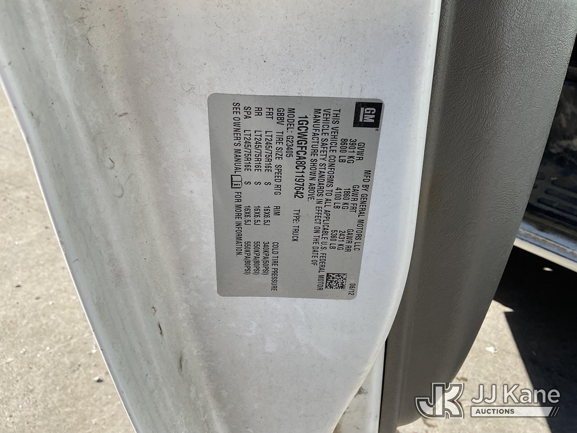 2012 Chevrolet Express G2500