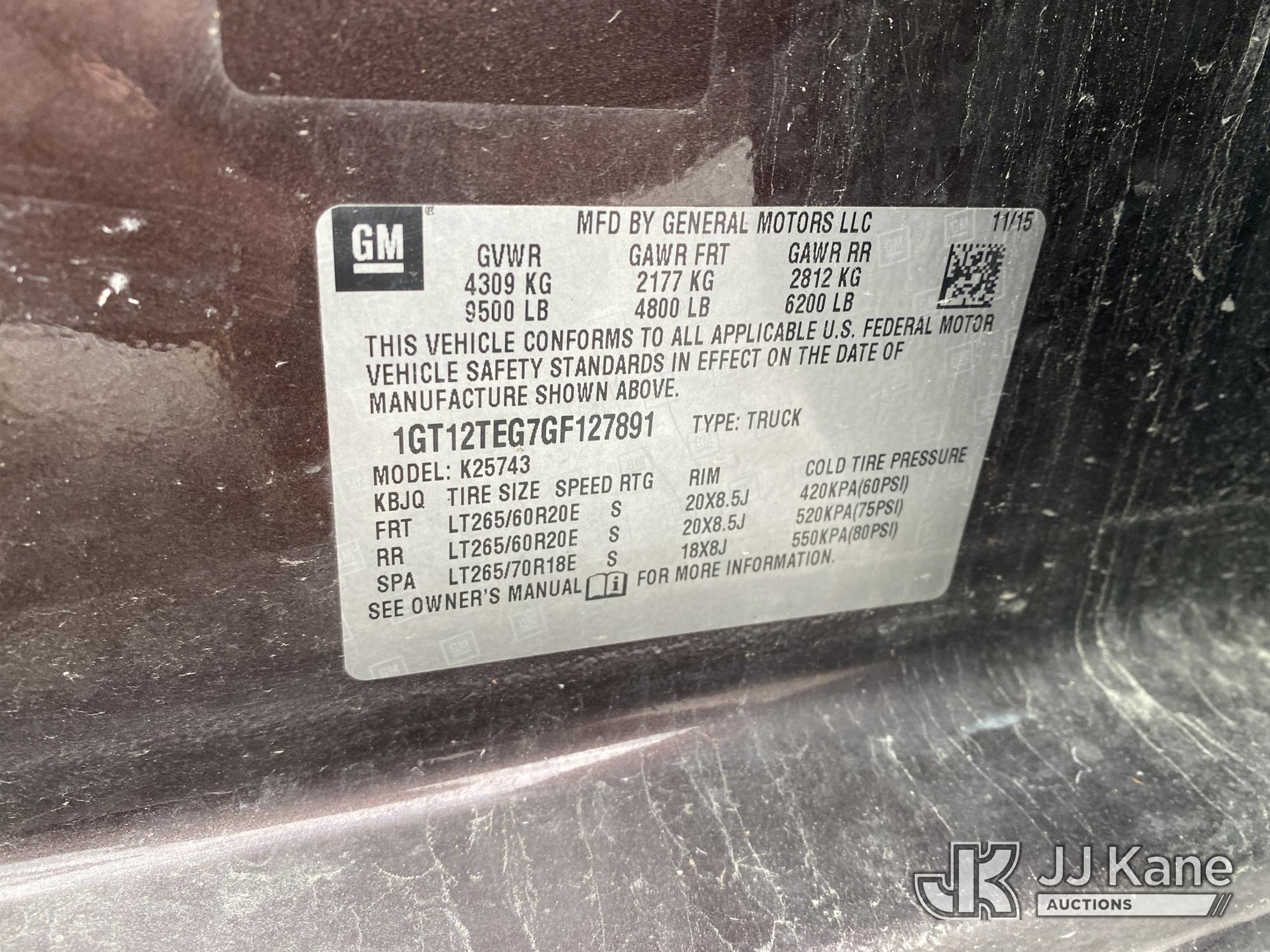 2016 GMC SIERRA 2500HD 4X4