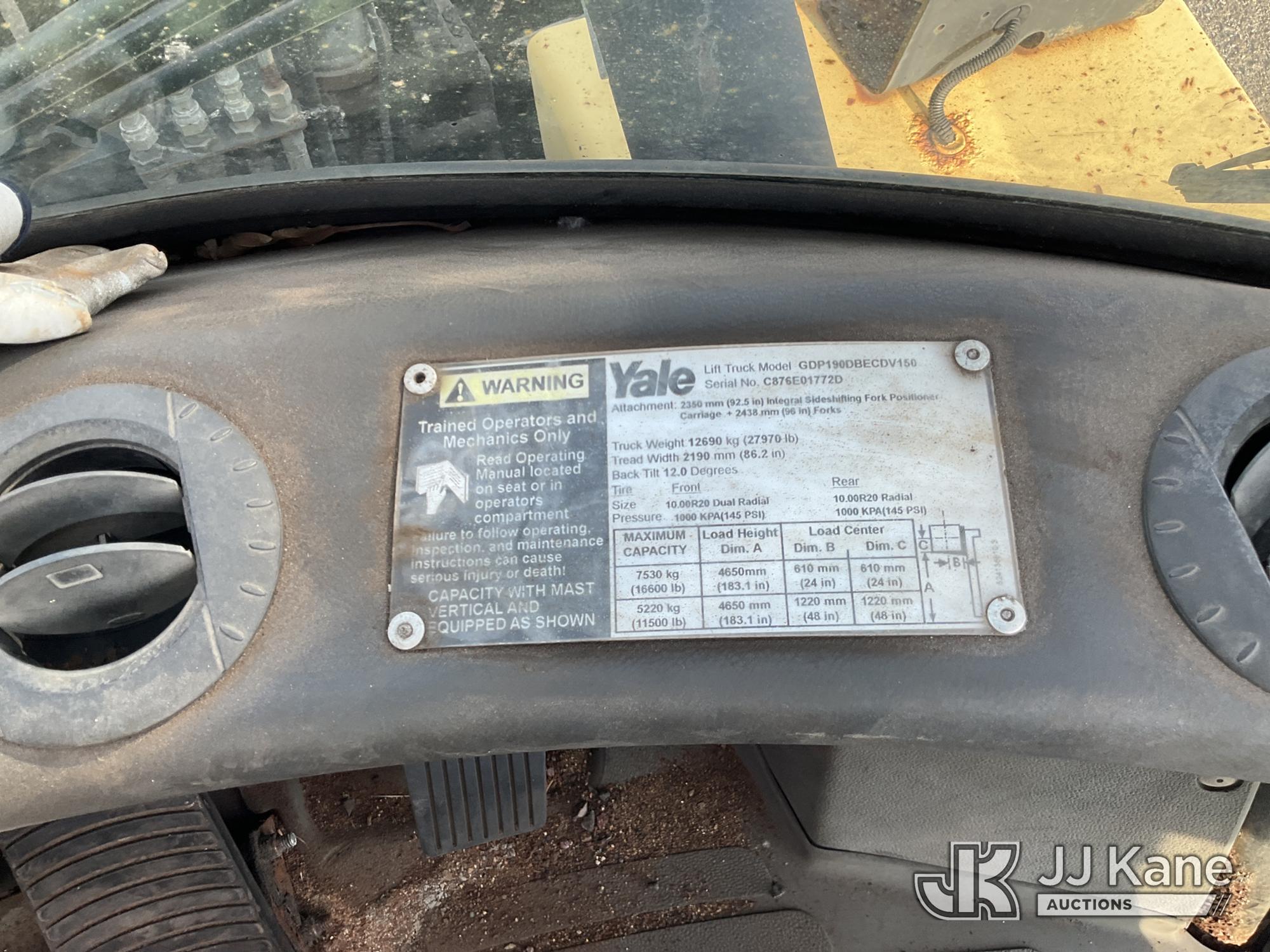 2005 Yale GDP190DEBCDV150