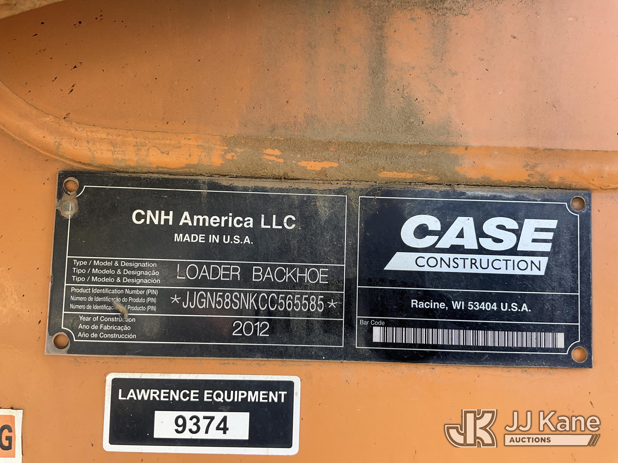 2012 Case 580 SUPER N 4X4