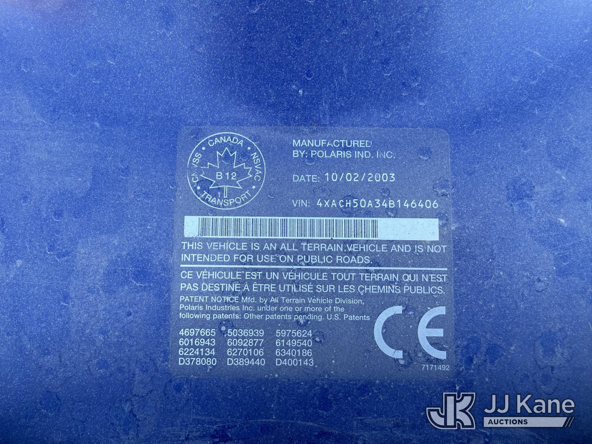 2004 Polaris UNKNOWN