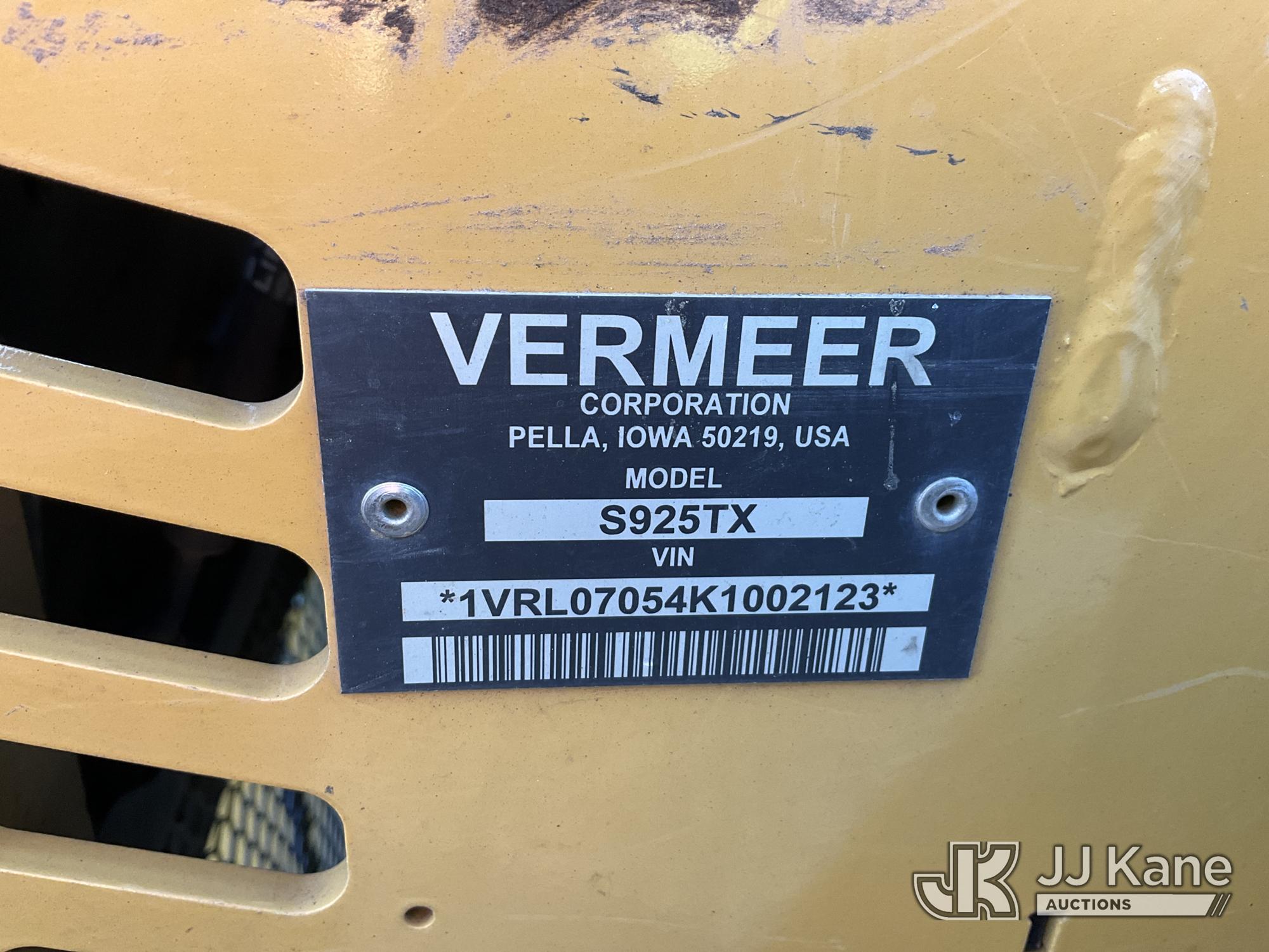 2019 Vermeer S925TX