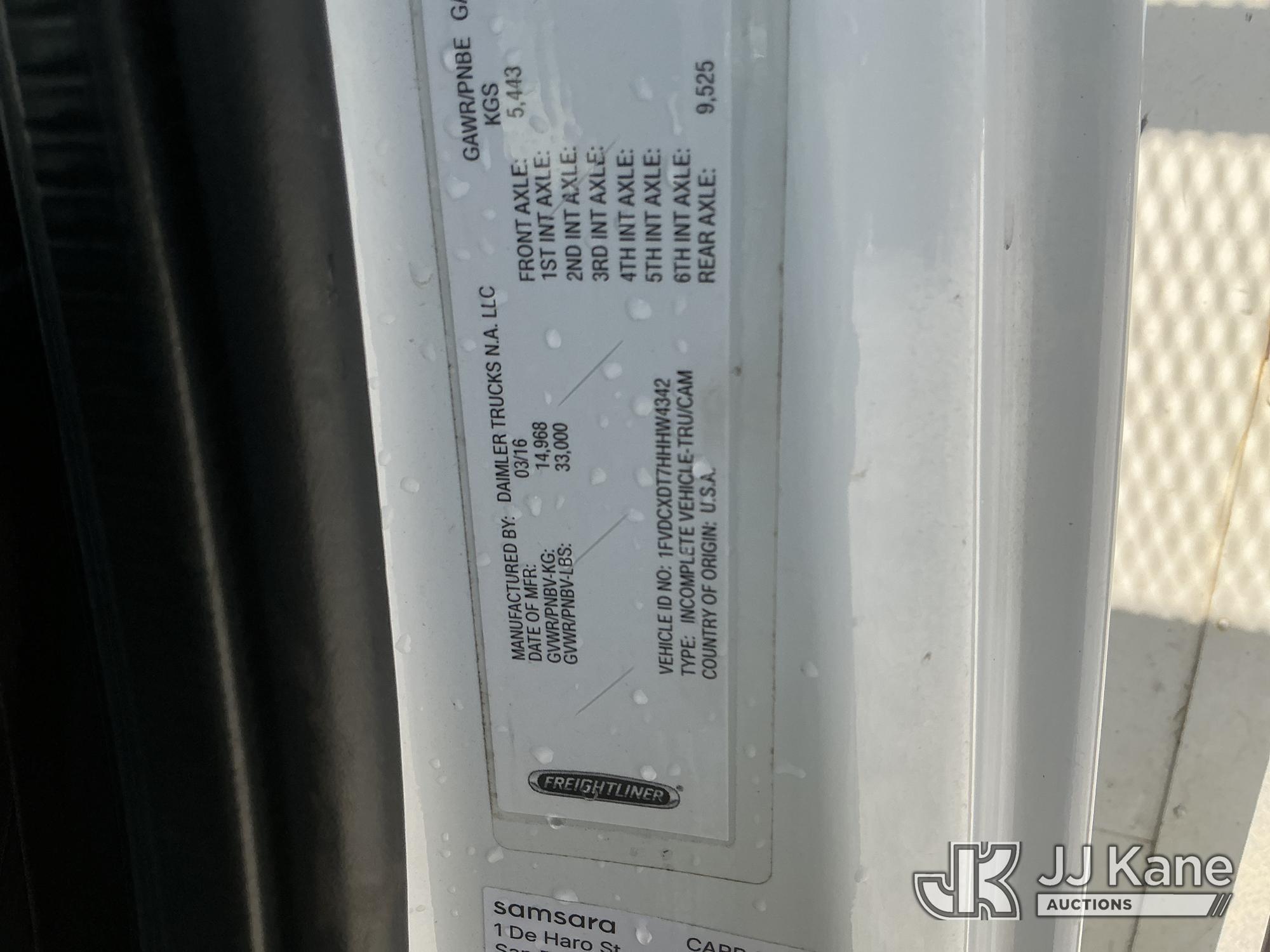 2017 Freightliner M2 106 4X4