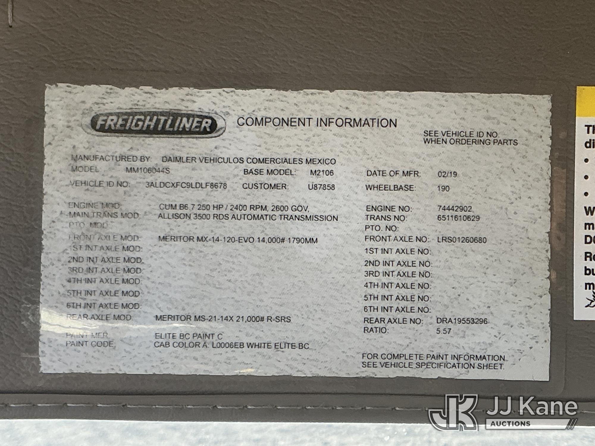 2020 Freightliner M2 106 4X4