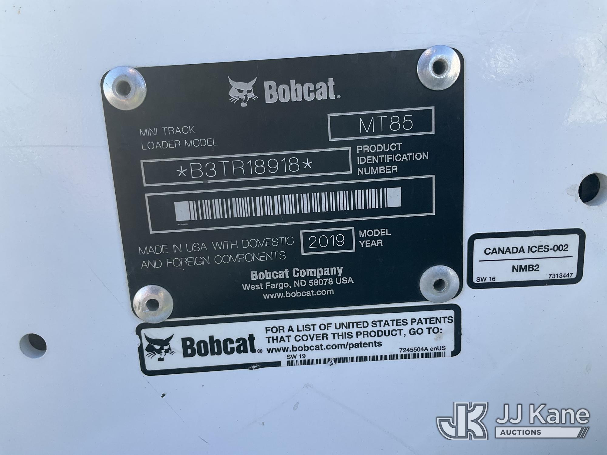 2019 Bobcat MT85