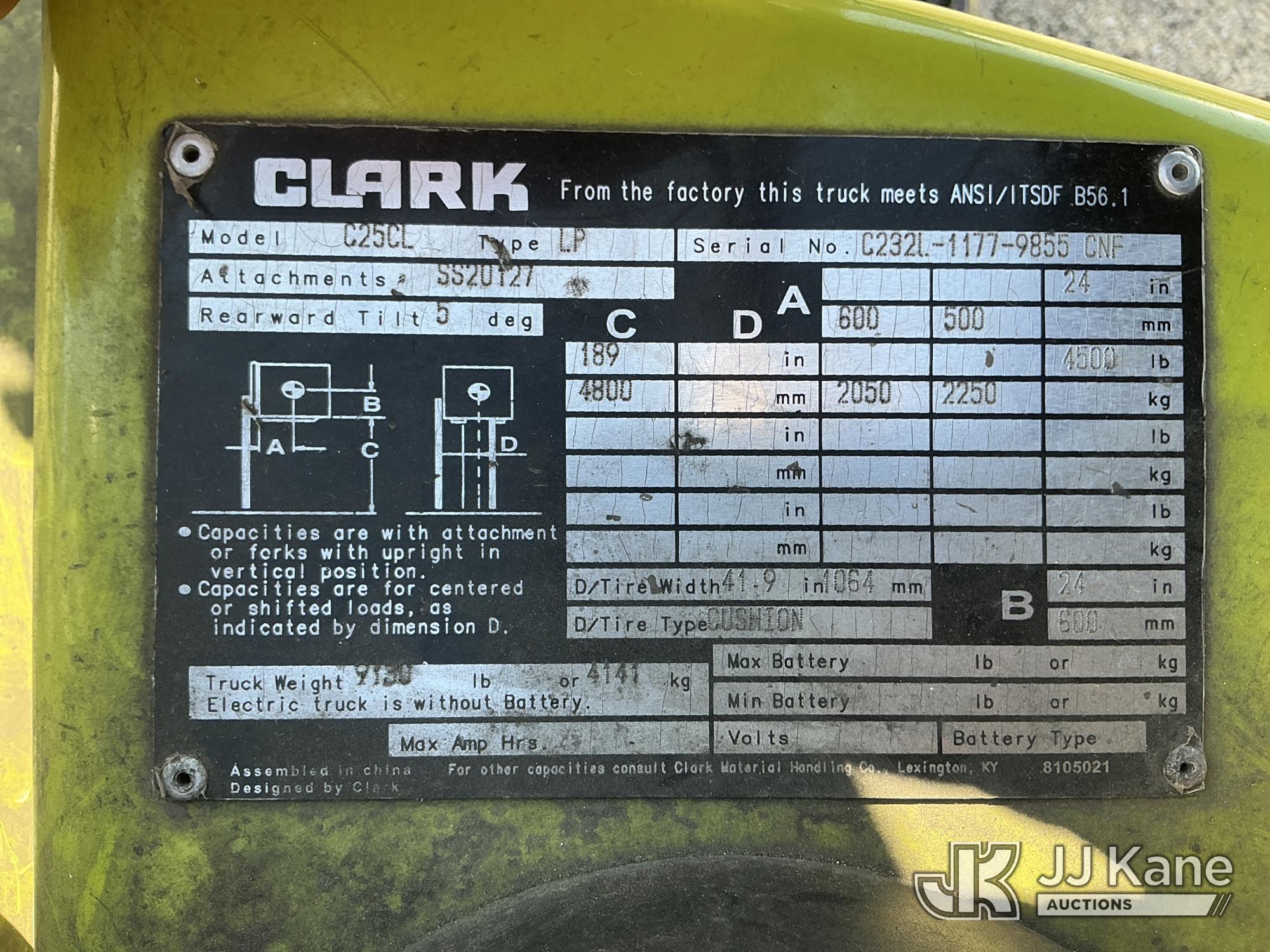 2015 Clark C25CL