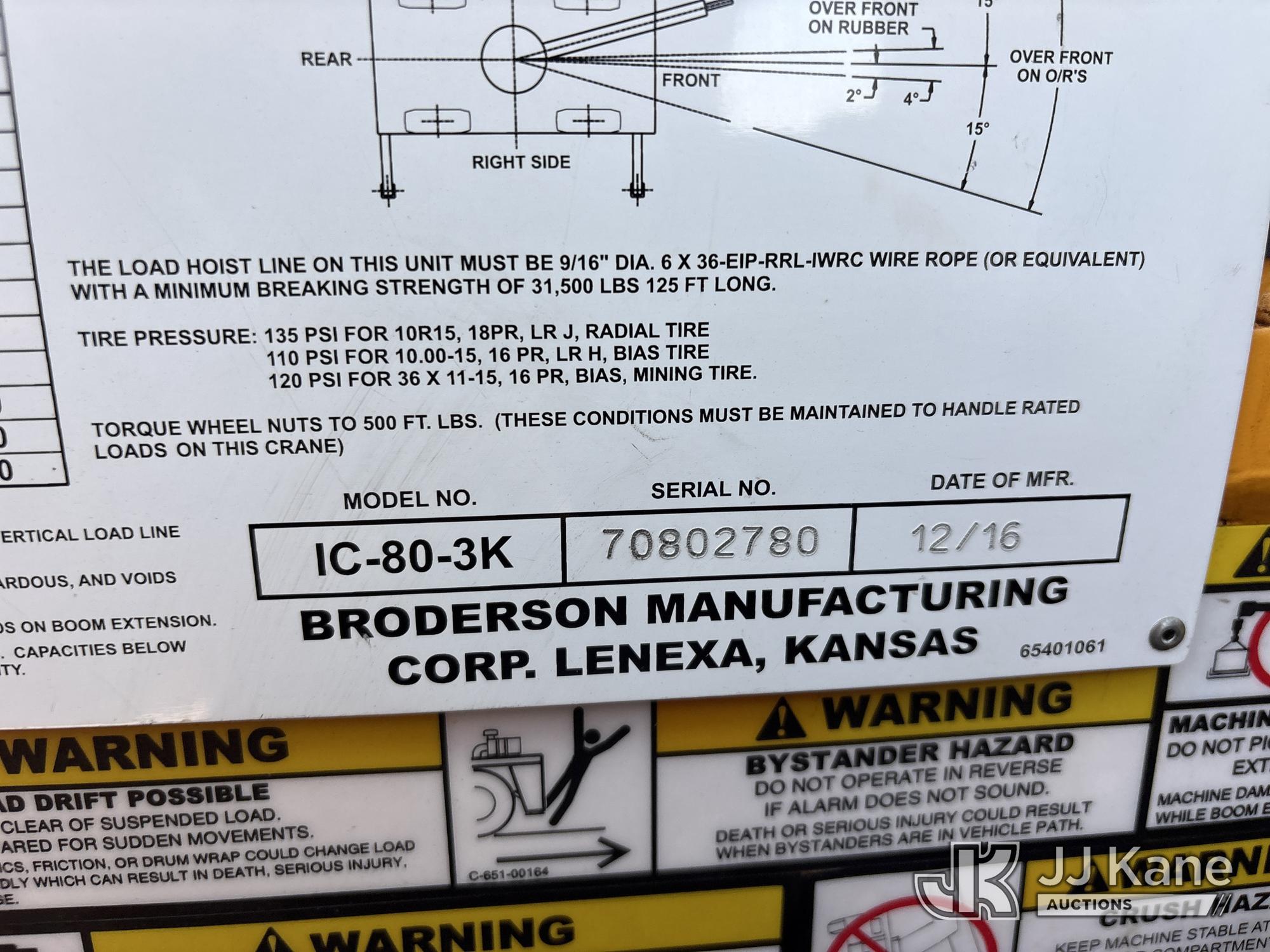 2016 Broderson IC-80-3K