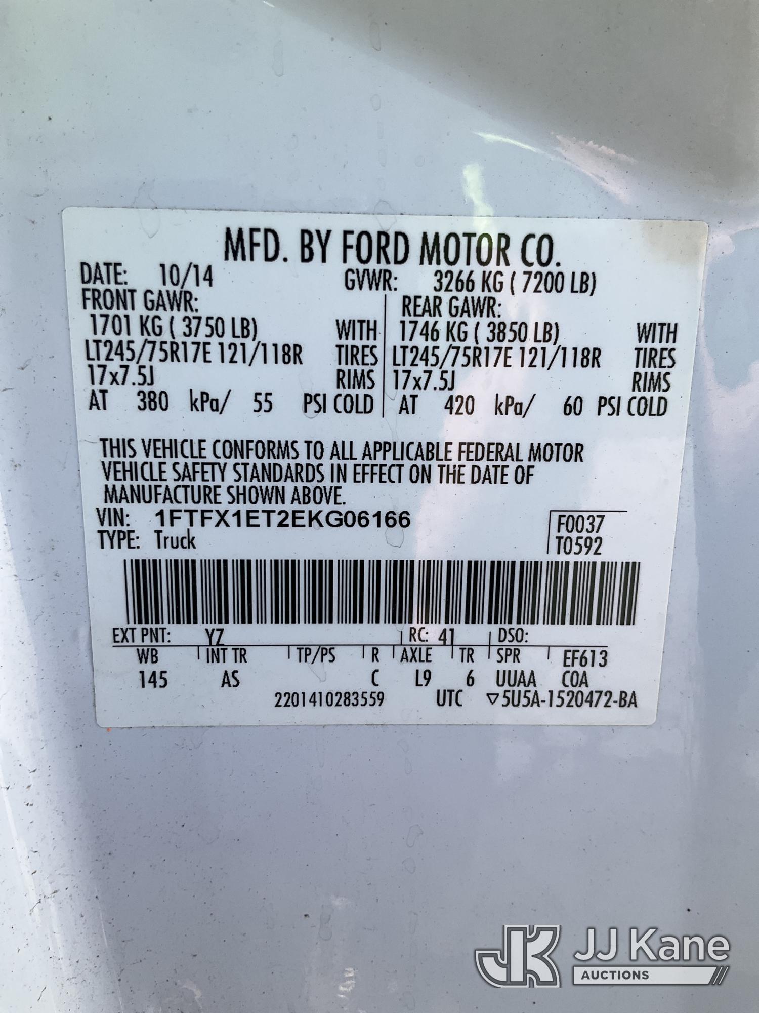 2014 Ford F150 4X4