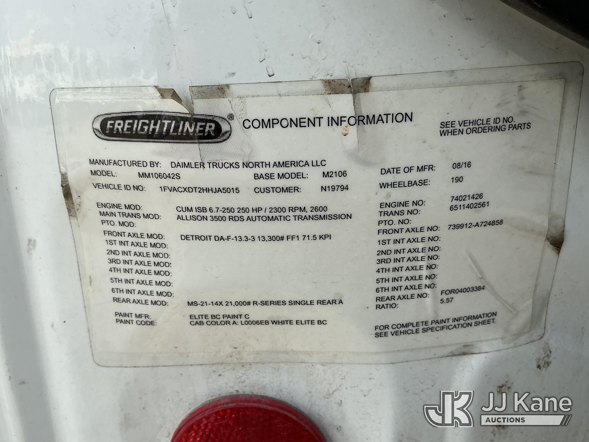 2017 Freightliner M2 106