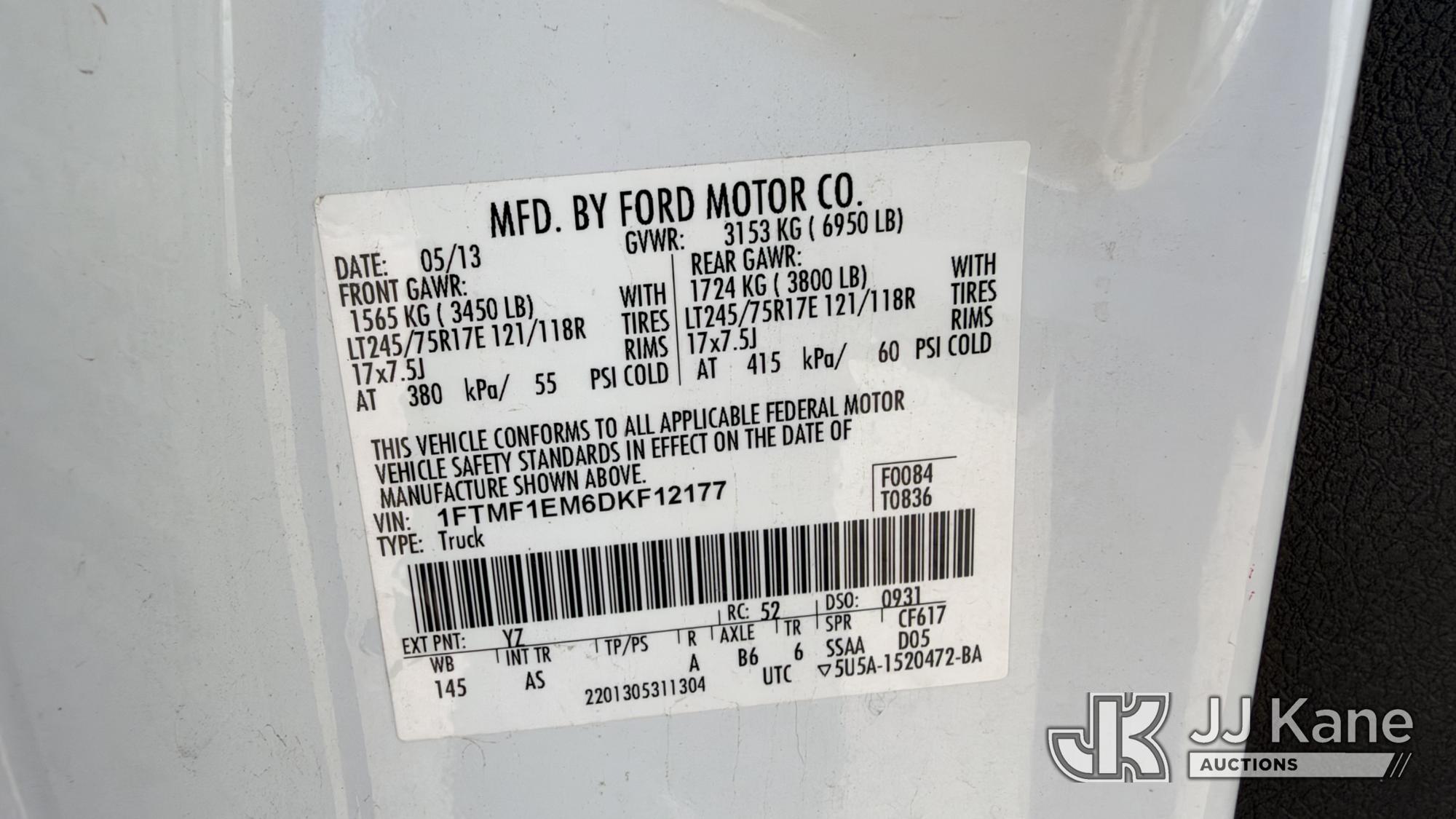2013 Ford F150 4X4