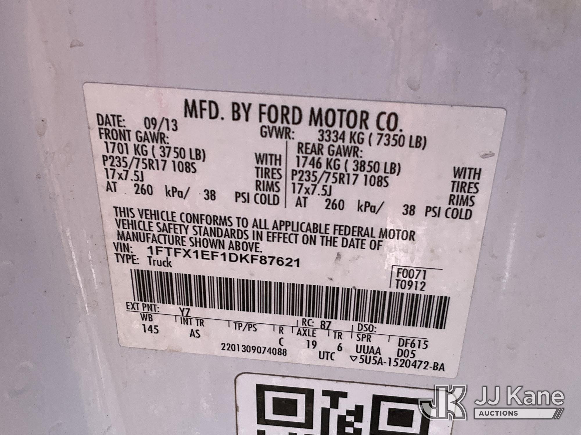 2013 Ford F150 4X4