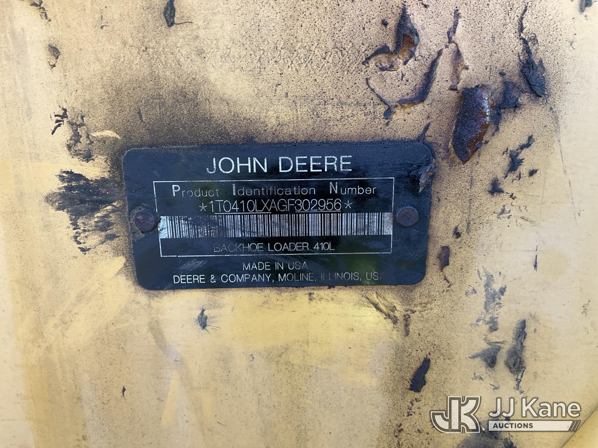 2016 John Deere 410L 4X4