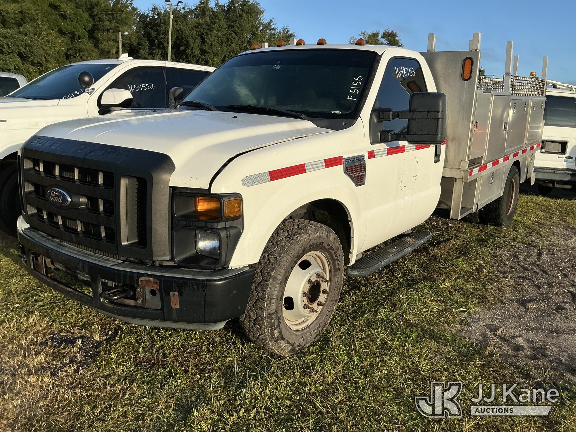2008 Ford F350 Flatbed/Service Truck (1648753)
