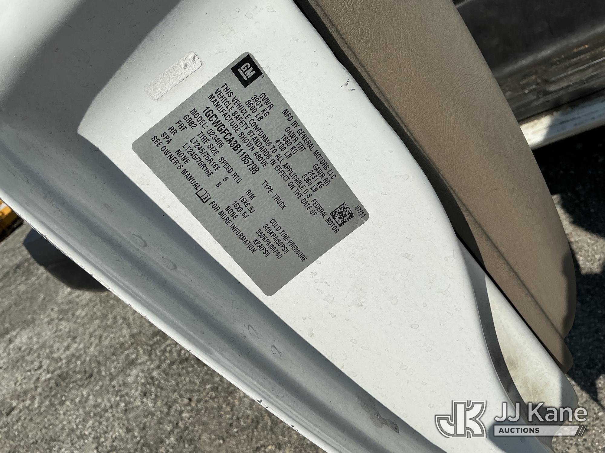 2011 Chevrolet EXPRESS G2500