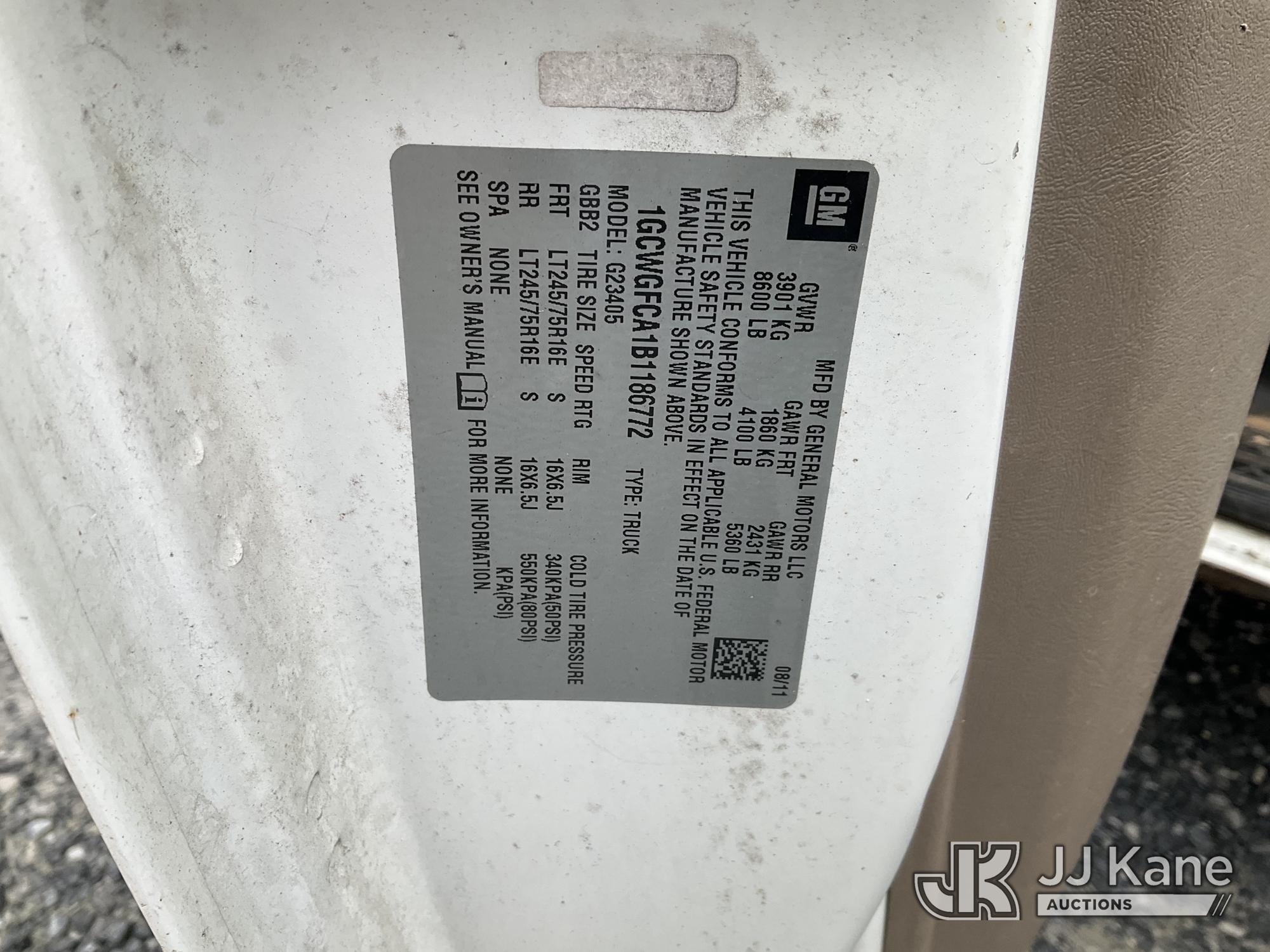2011 Chevrolet EXPRESS G2500