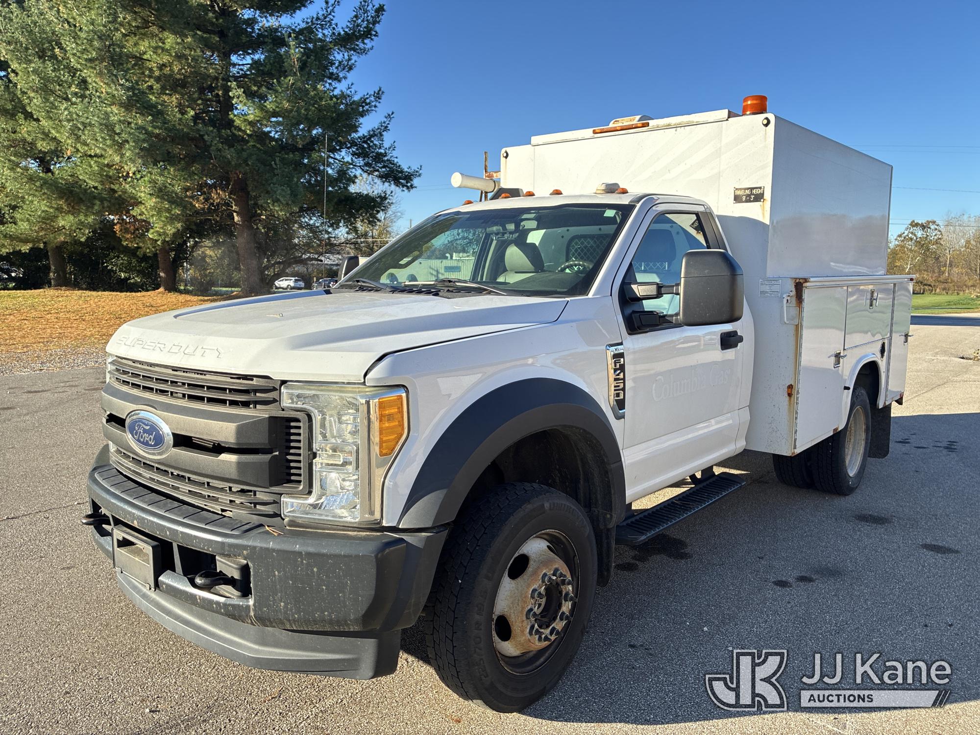 2017 Ford F450 4x4 Enclosed High-Top Service Truck (1648802)