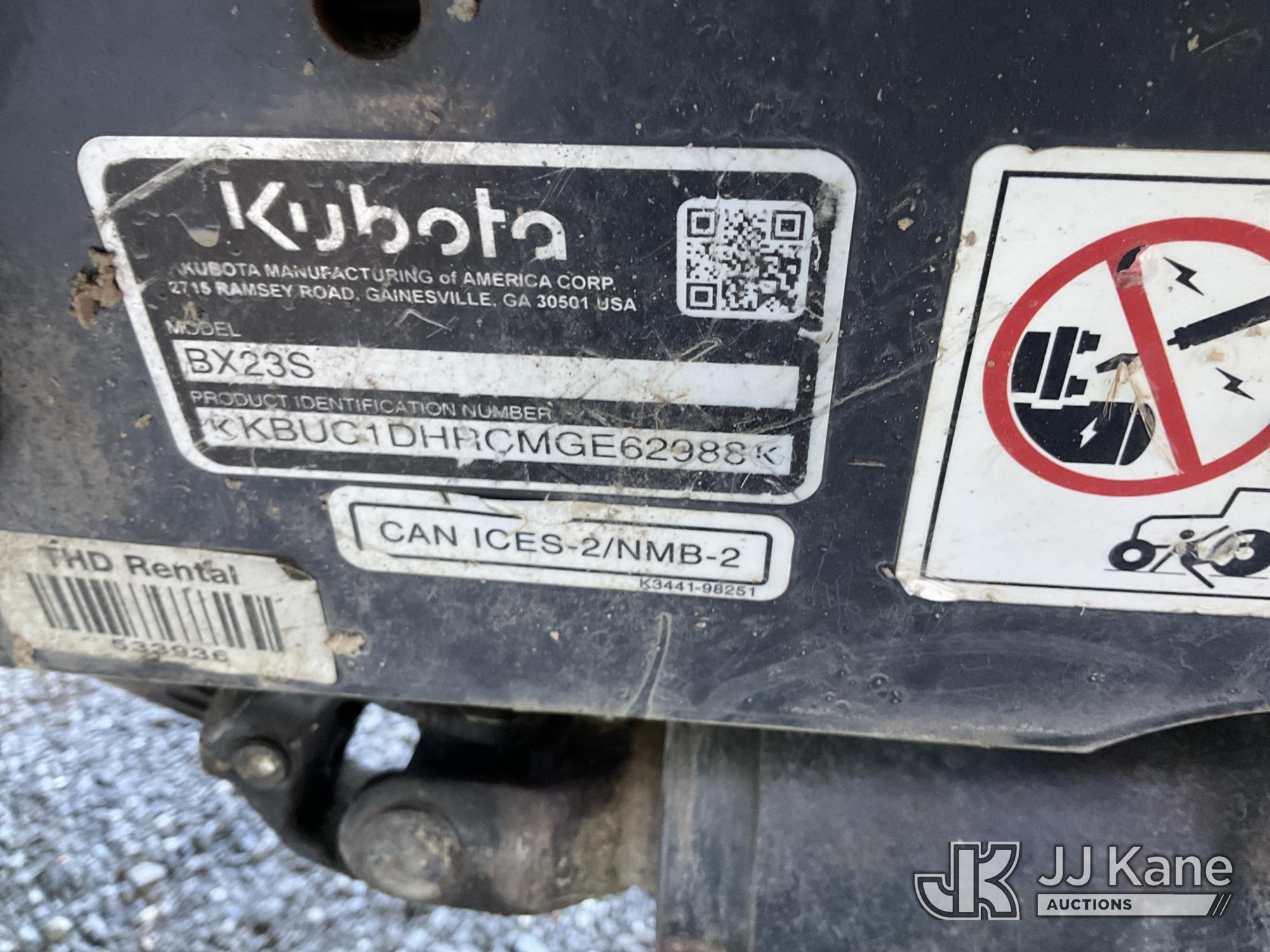 2021 Kubota BX23 4X4